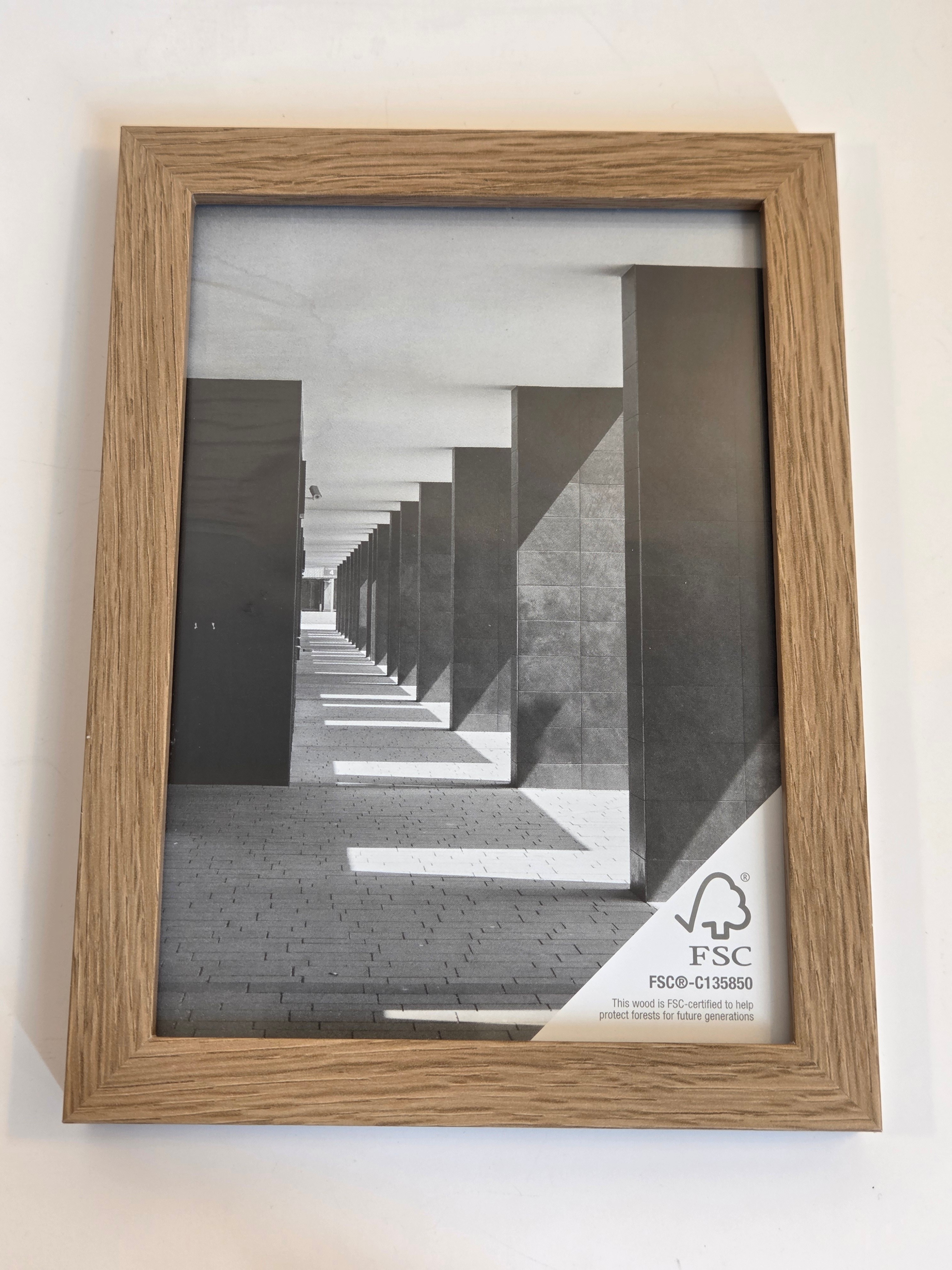 Threshold 5×7 Thin Wood Frame – Salt Oak, New - photo 4