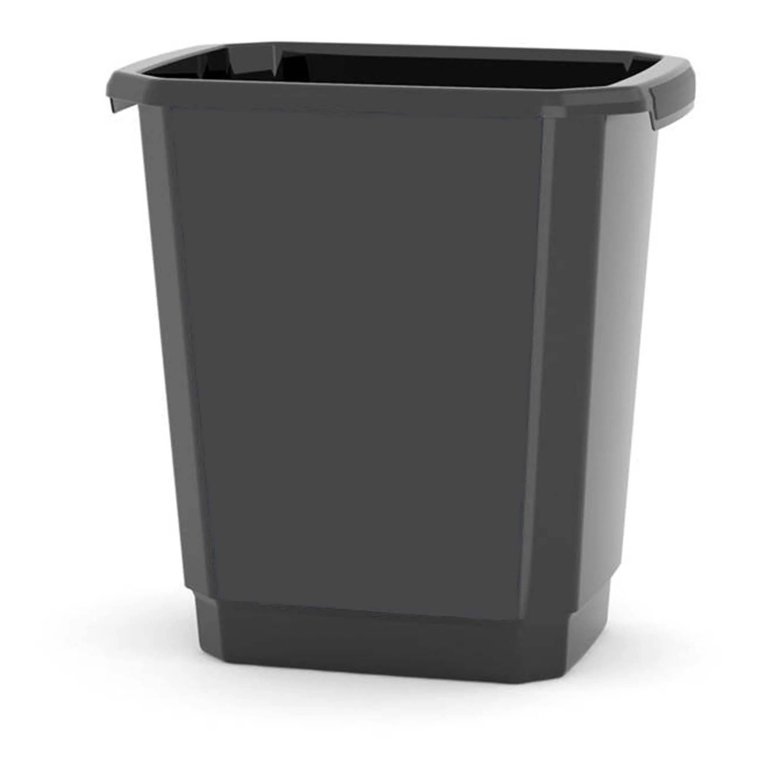 Compact 14 L Black Garbage Cans