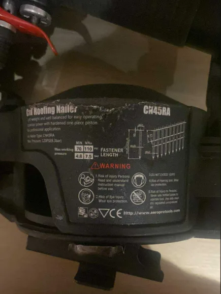 AEROPRO CN45RA Heavy-Duty Roofing Coil Nailer image indicator(3)