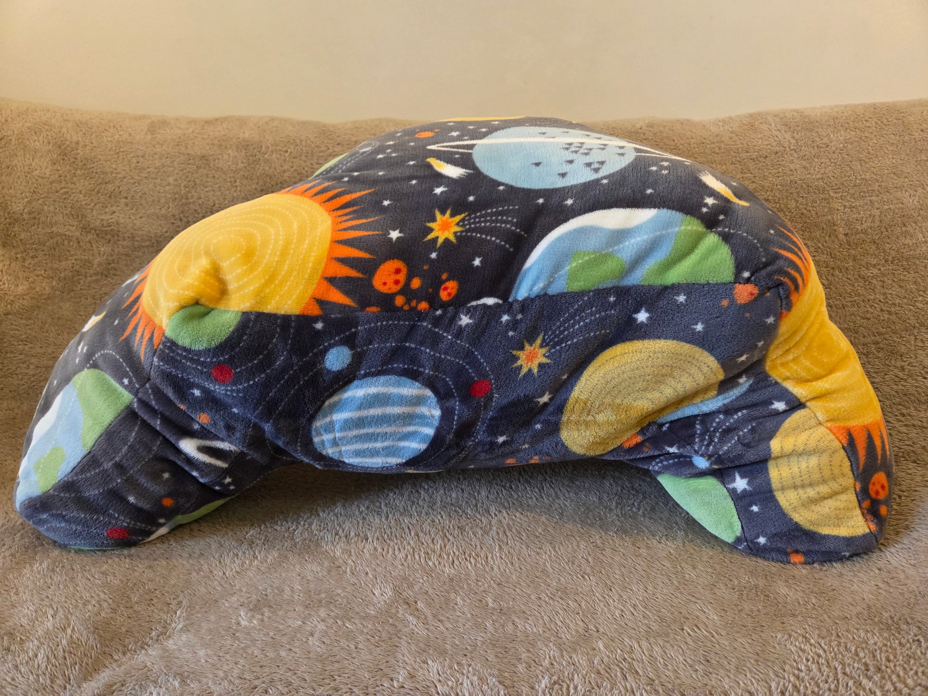 Kids Reading Pillow with Arms - Space Print - photo 3
