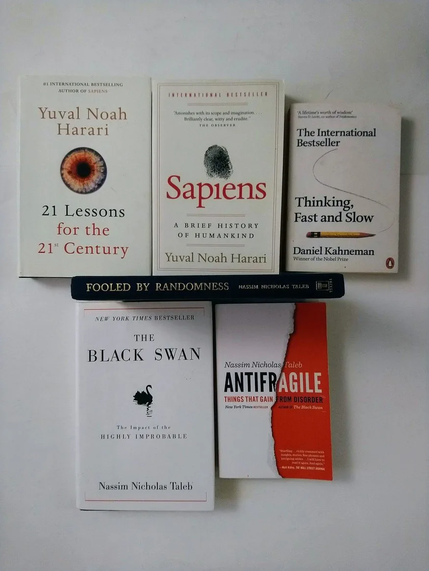 Nassim Nicholas Taleb & Yuval Noah Harari books! thumbnail