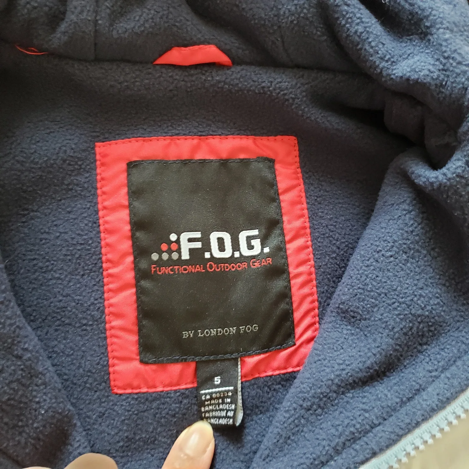 London Fog Lightweight Coat – Size 5 image indicator(6)