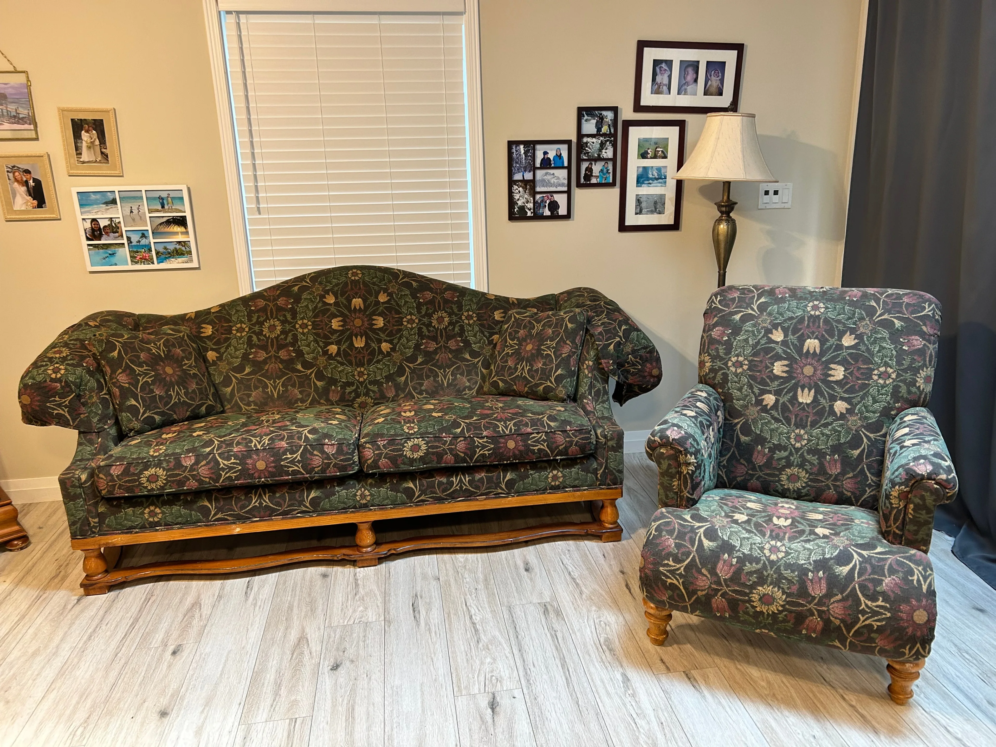 SET: Couch & Matching Chair