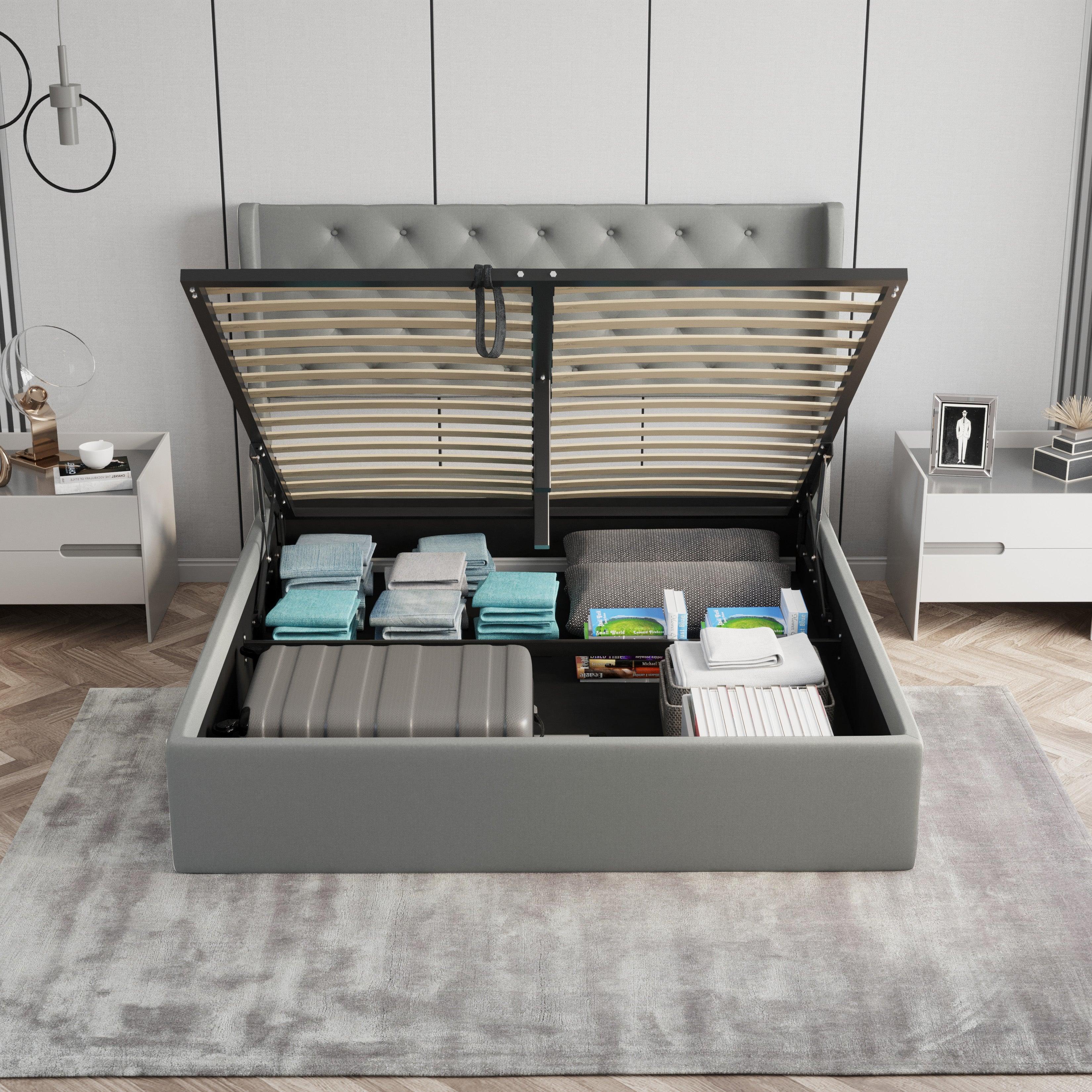 Biggest sale on storage beds -King storage bed -warehouse sale - photo 3