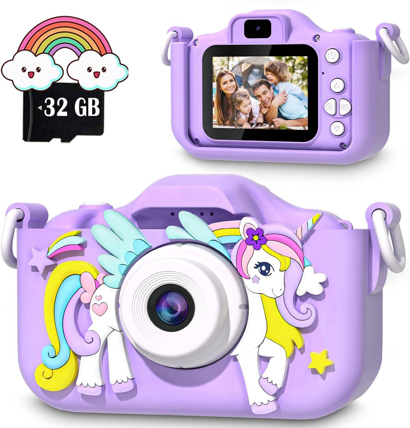 Kids Digital Camera - Cute Unicorn Design