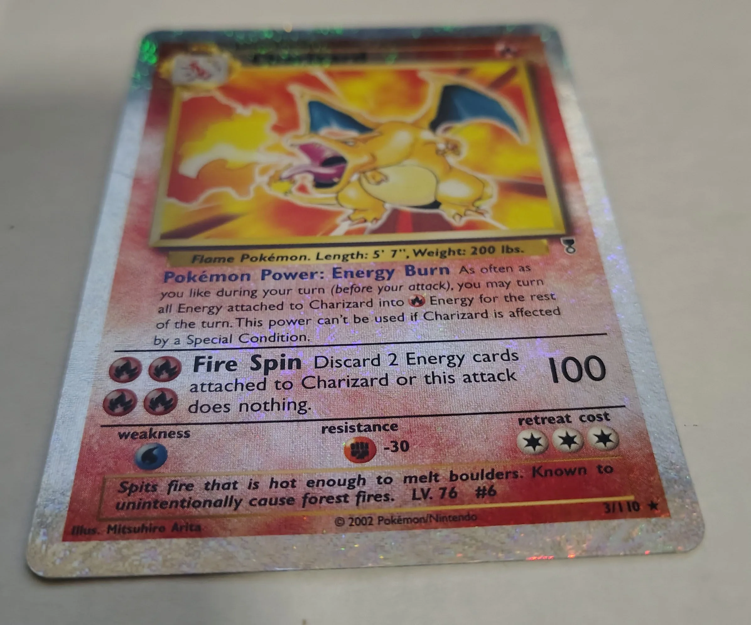 Charizard Reverse Holo Pokemon Card Legendary Collection image indicator(5)