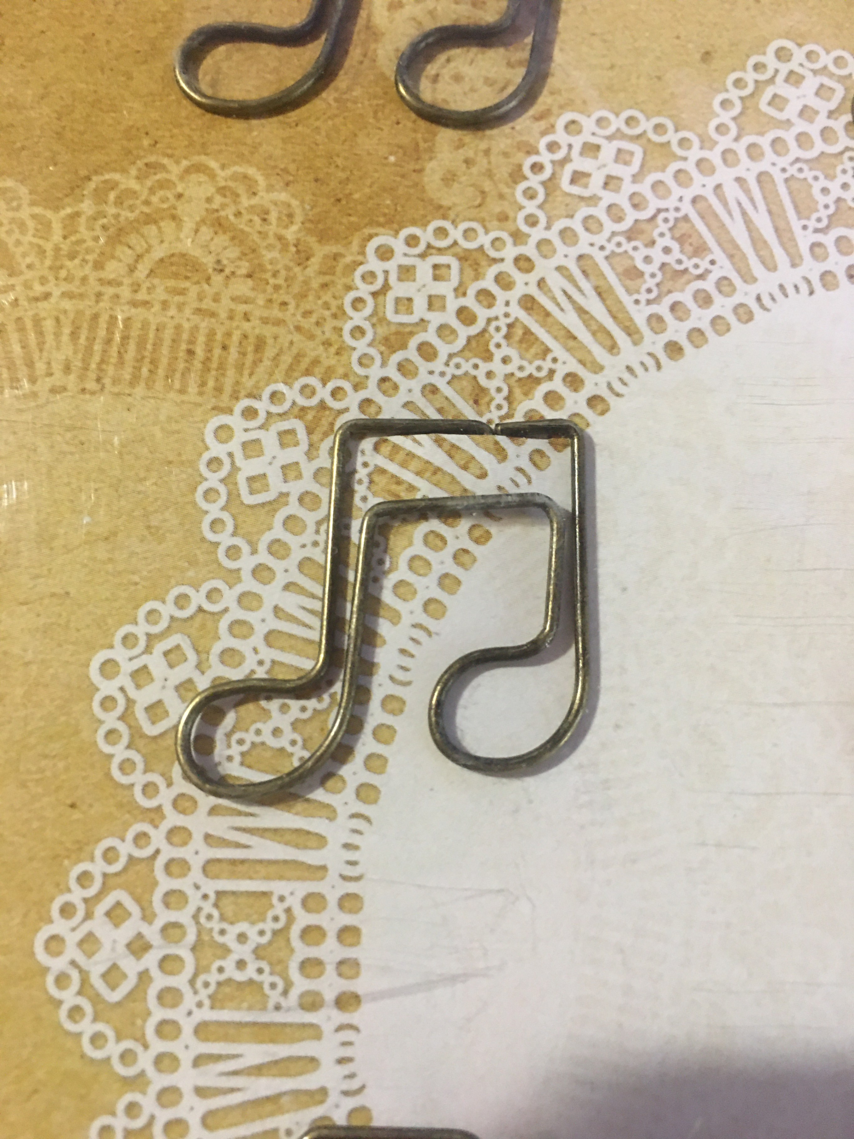 Prima Lyric Metal Paper Clips - 12 Pieces - photo 3