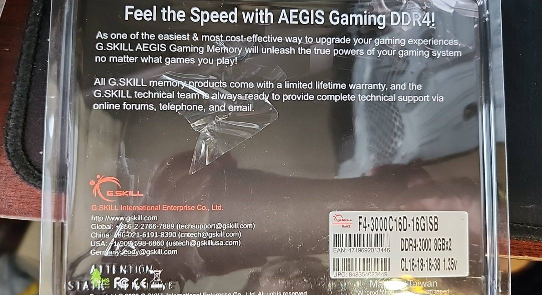 AEGIS Gaming DDR4 RAM - photo 5