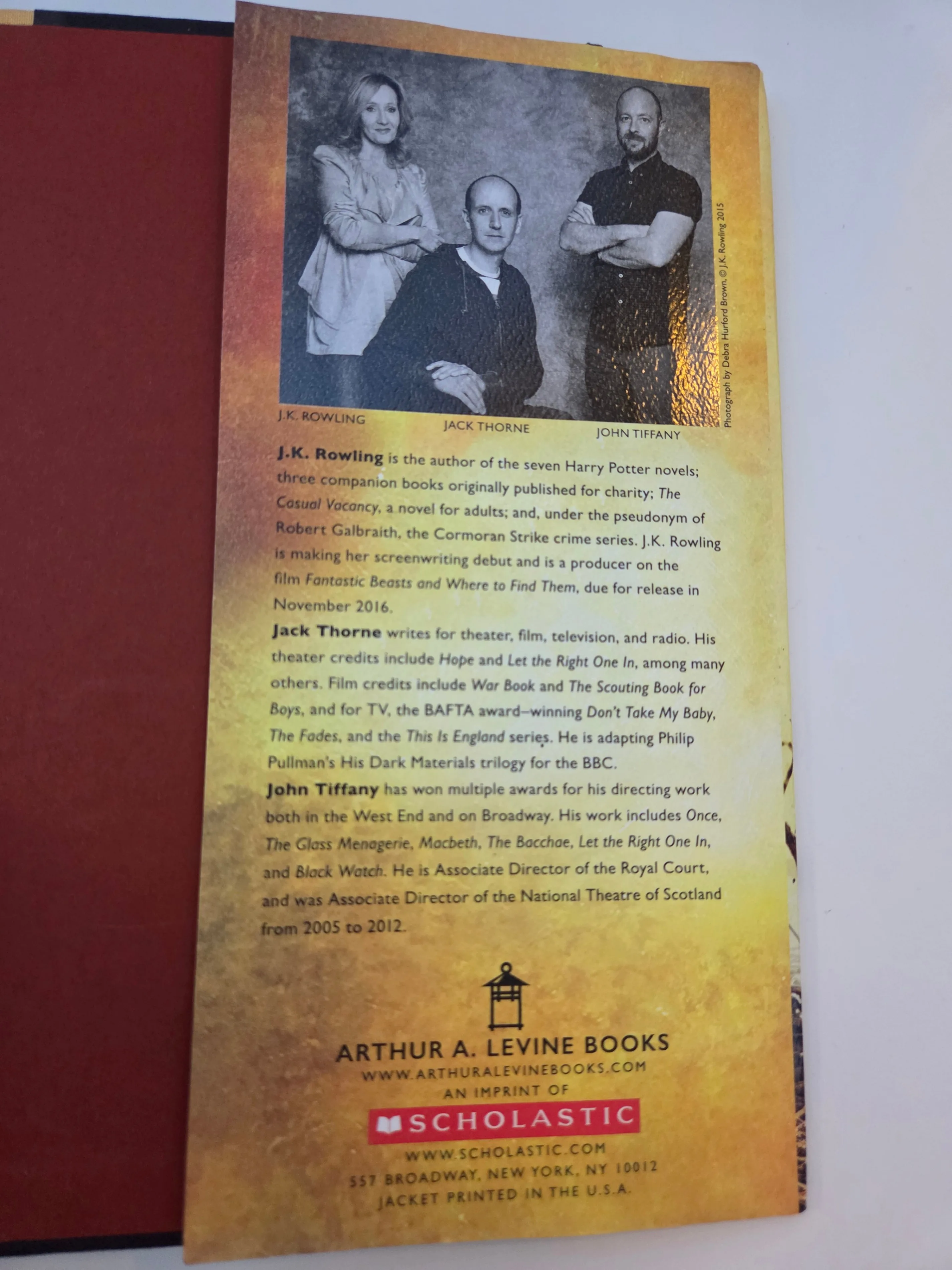 Harry Potter: Cursed Child Script, 2016 HC – Canada image indicator(6)