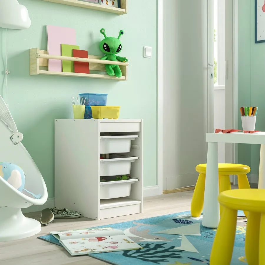 Moving sale! IKEA Storage combination with boxes image indicator(2)