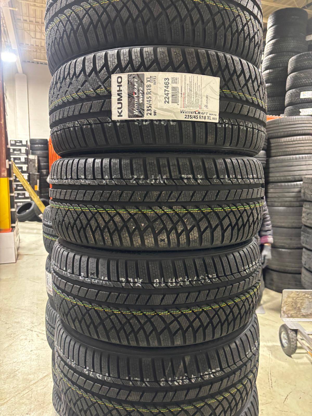 NEW 18"TESLA Model 3 reps(5x114)+235/45/R18 Kumho snows - photo 2