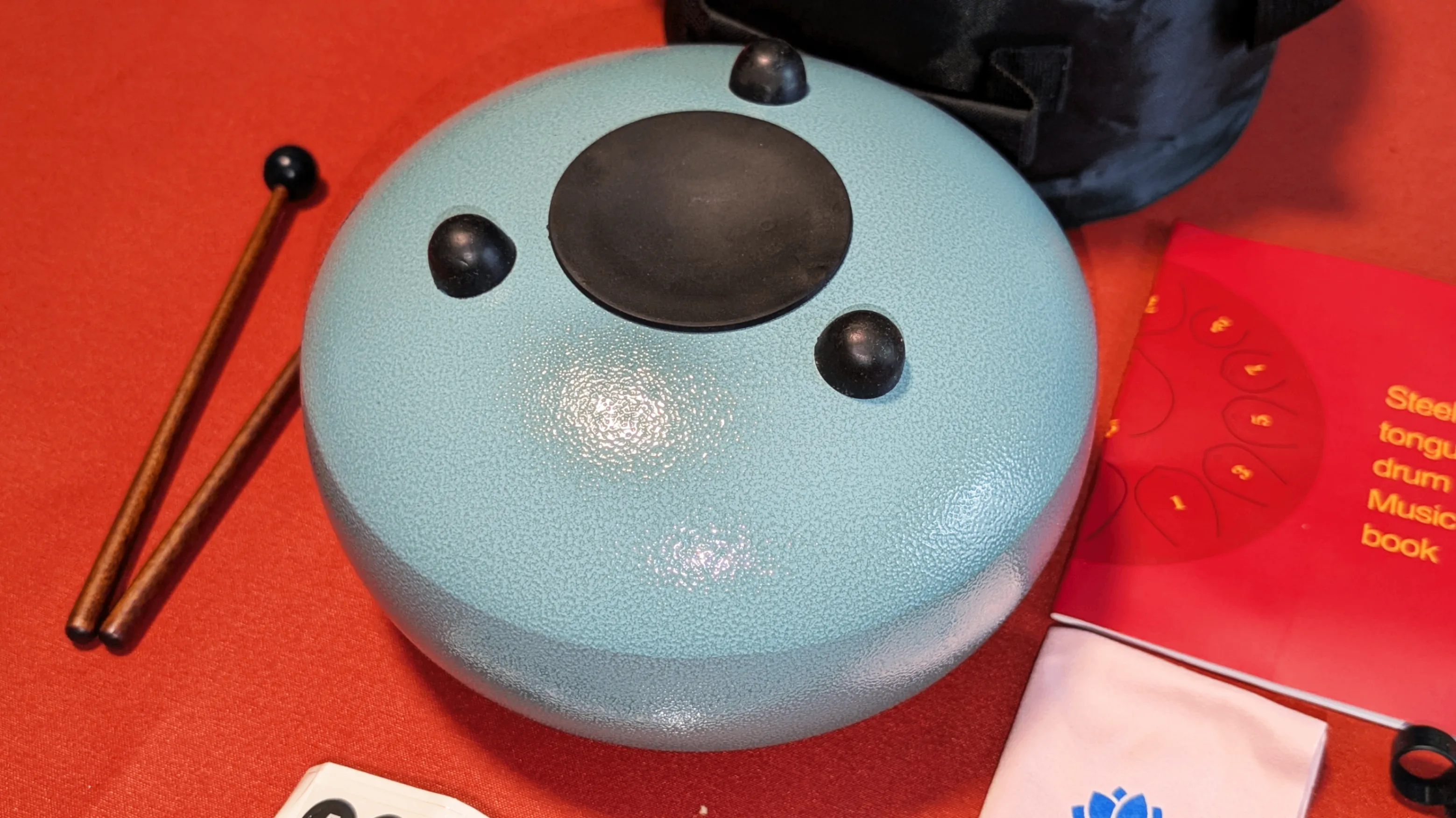 Steel Tongue Drum - 8 Inch, 8 Notes - With Accessories image indicator(3)