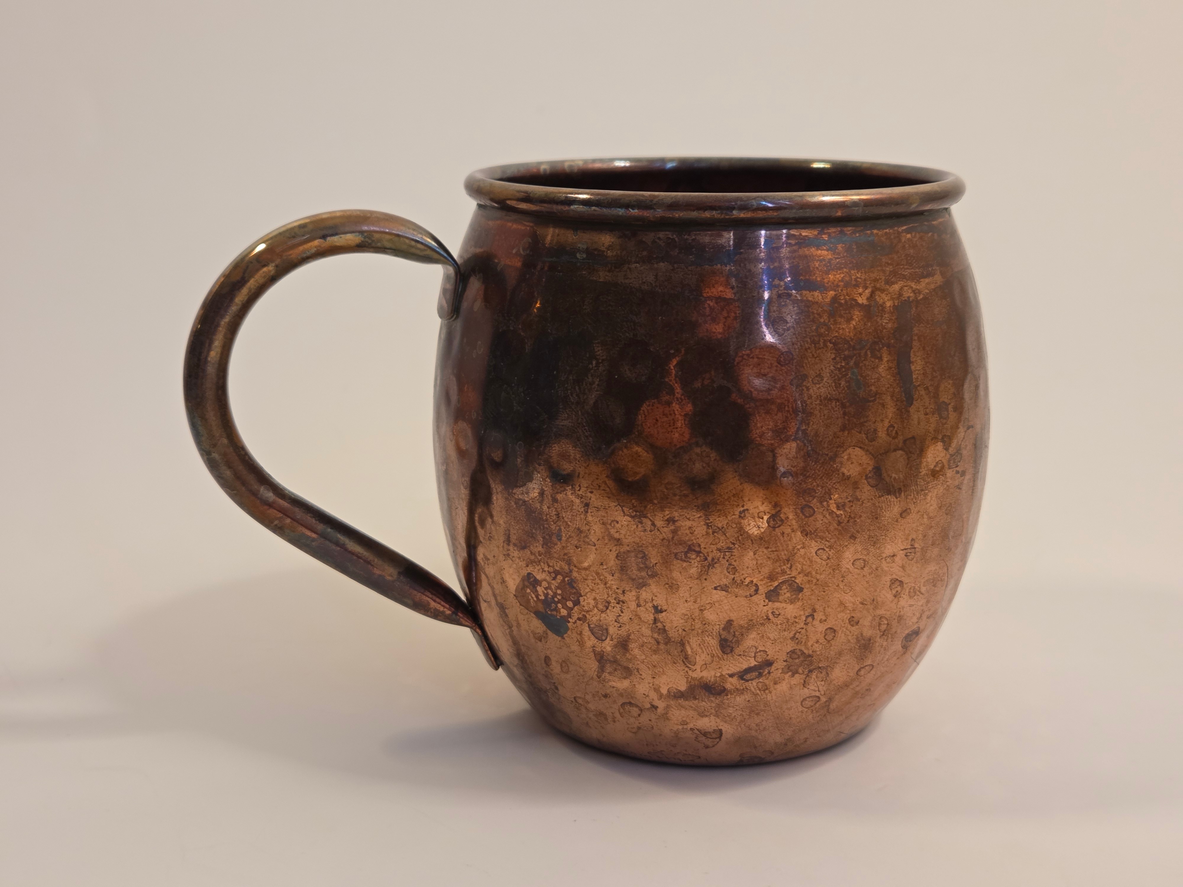 Hammered Copper Moscow Mule Mug, 16 oz – Vintage - photo 2