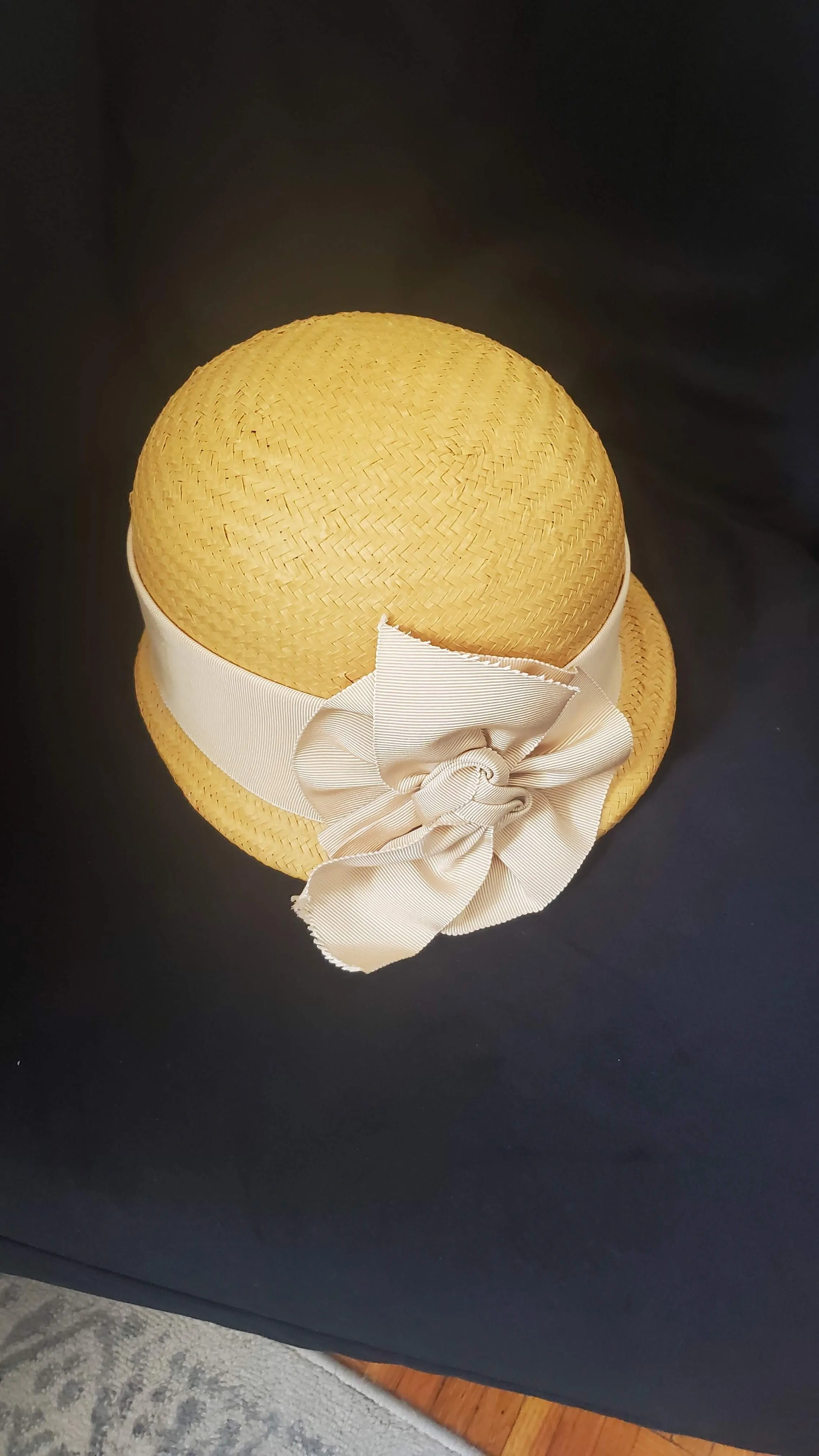 Occasion Beige Straw Hat, Size Small from BeauChapeau Hat Shop