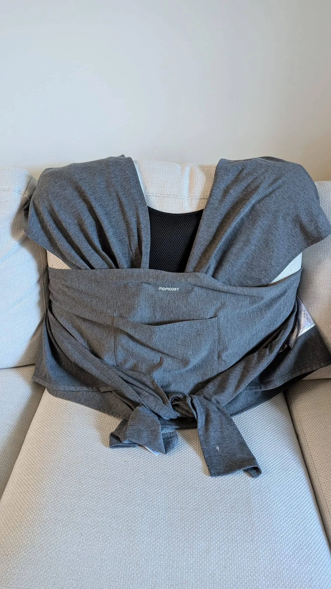 Momcozy Baby Wrap Carrier Slings- Deep Grey