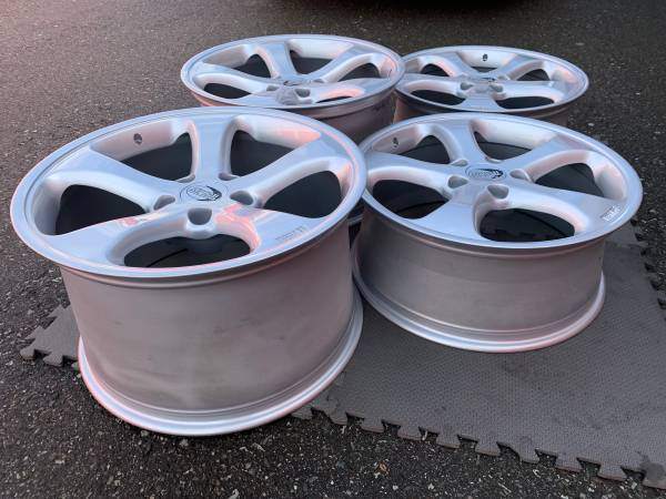 Set of RARE 20X8.5/12 Porsche Techart Formula rims showroom cond - photo 3