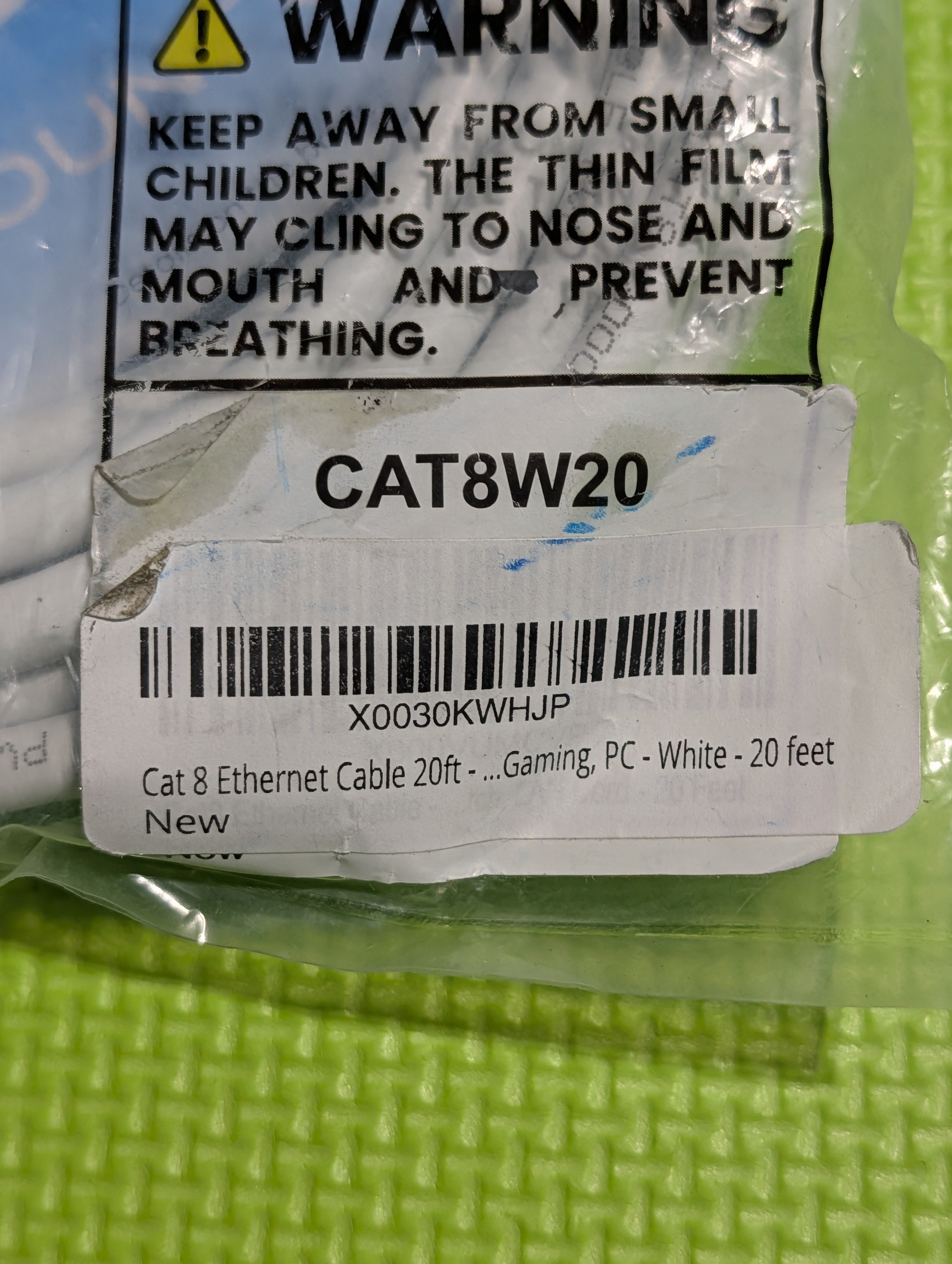 Ethernet Cable Cat 8 - 20ft - photo 2
