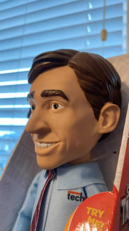 Shelf Talkers 12" Talking Plush Andy from The 40-Year-Old Virgin image indicator(3)