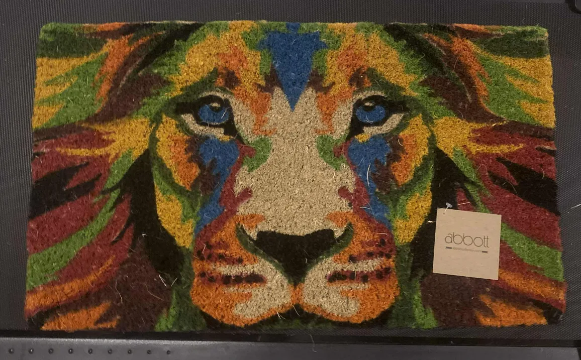 Abbott Lion Doormats - Vibrant Colour Coir for Outdoor thumbnail