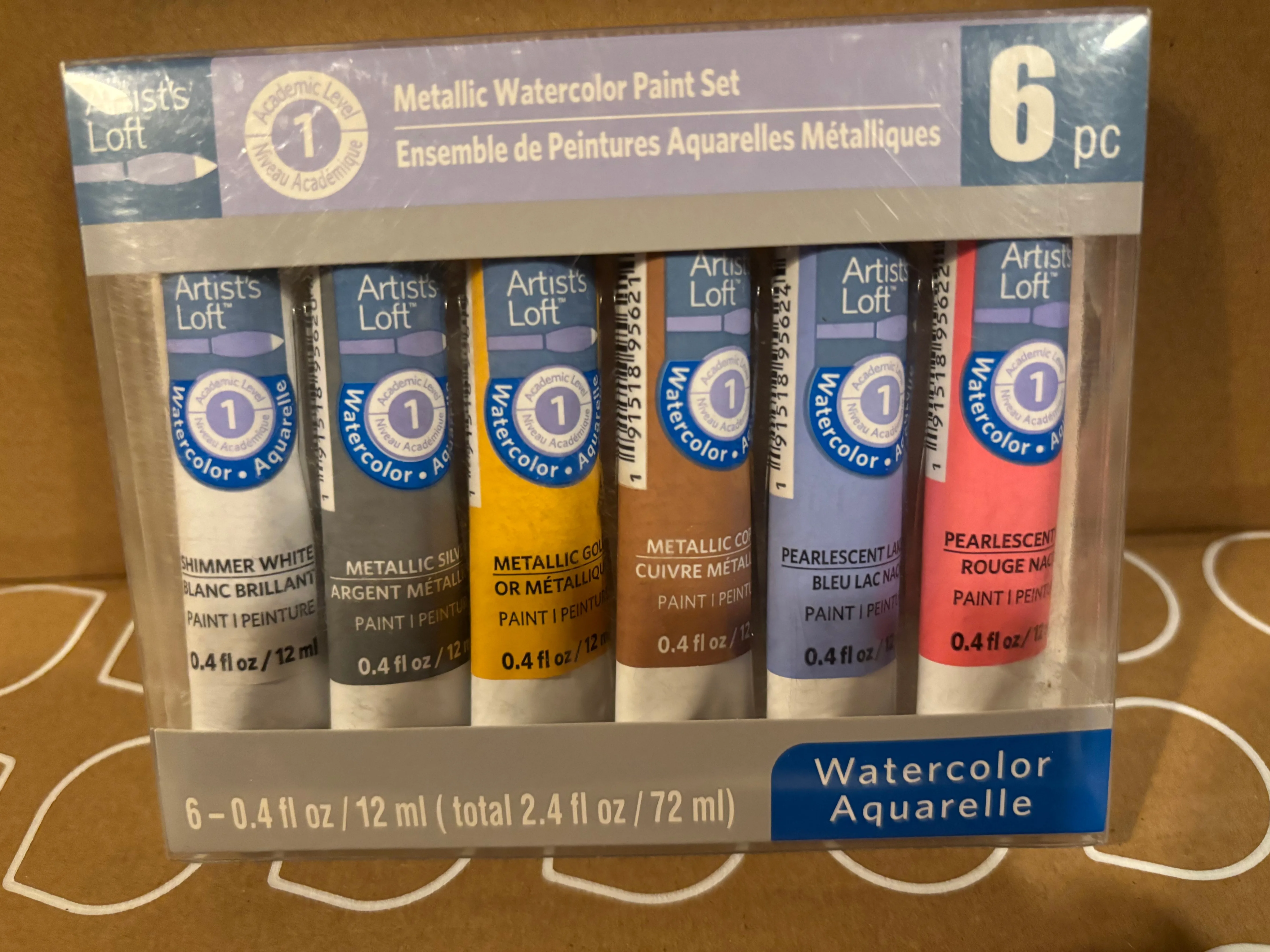 Michael’s Artist’s Loft™ Metallic Watercolour Paint Set (6)
