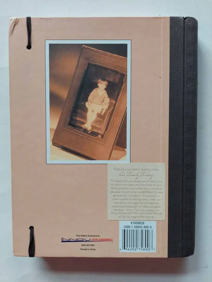 Our Family History Genealogy Journal  Hardback Record Book image indicator(3)