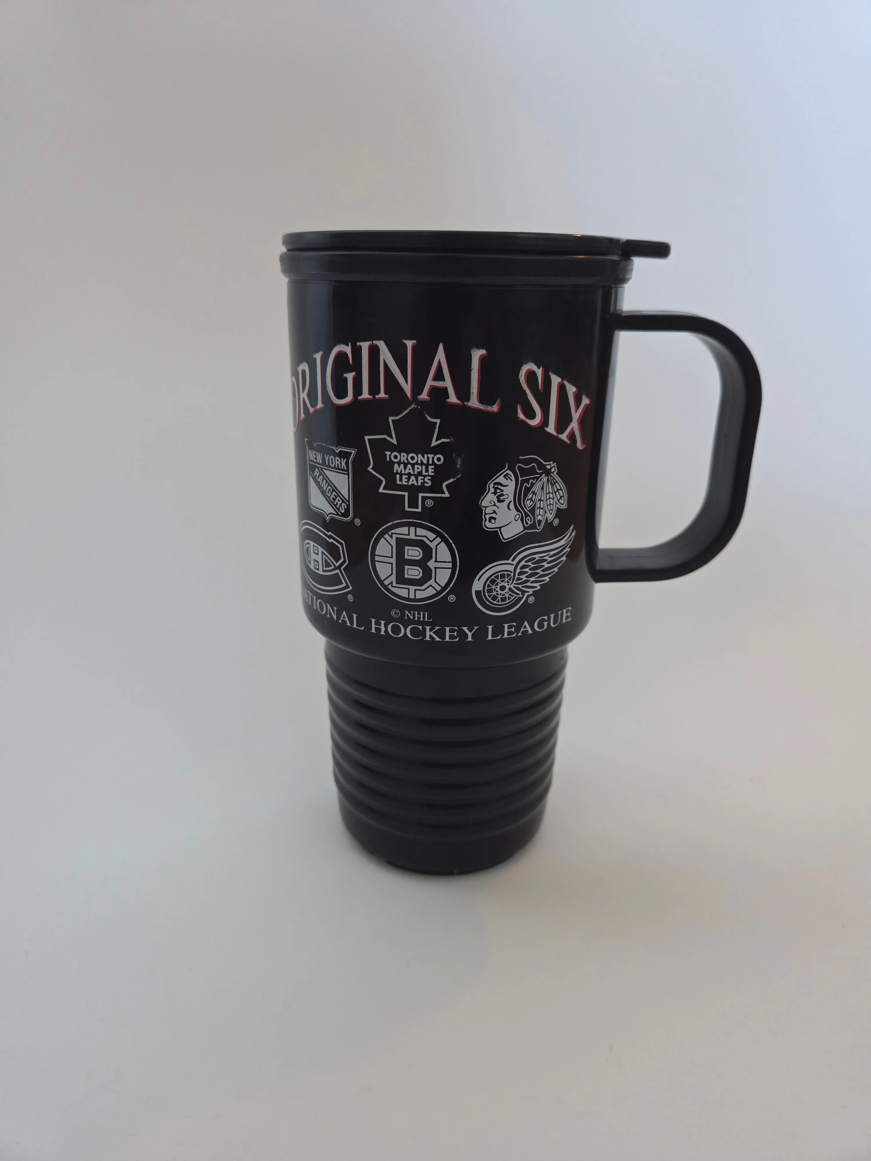 NHL Original Six Travel Mug, black, 16 oz