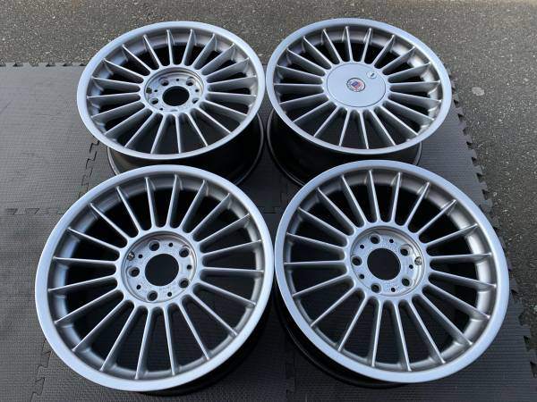 ULTRA RARE - STAGGERED 18X8/8.5" ALPINA Softline rims exc cond - photo 2