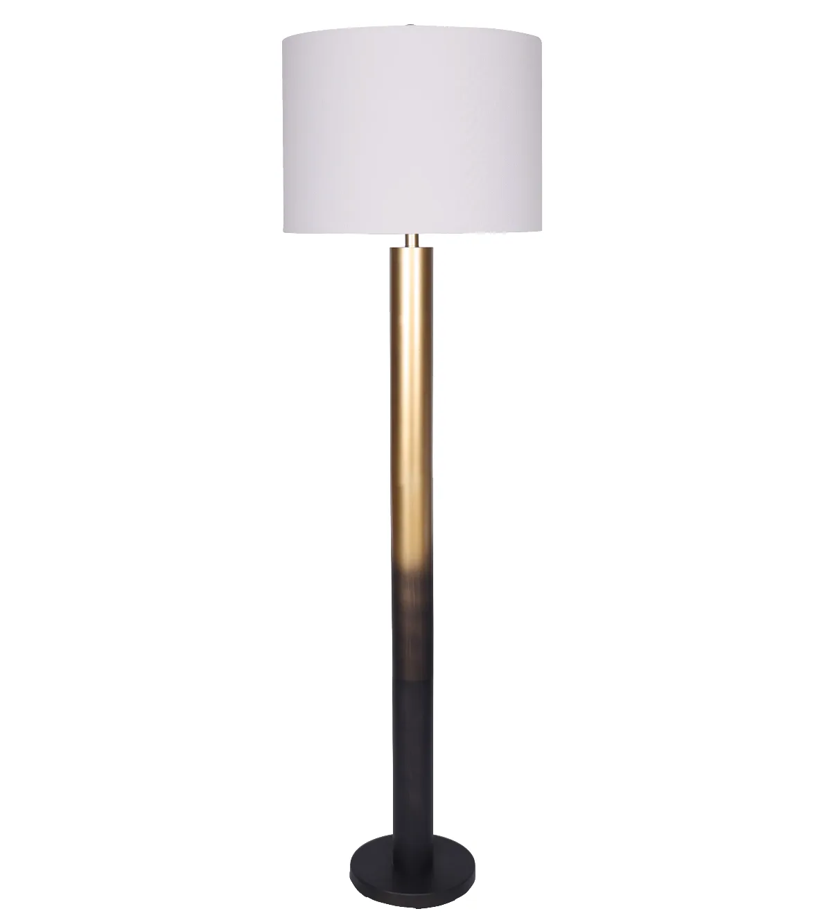 Gold/Black Ombre Metal Floor Lamp