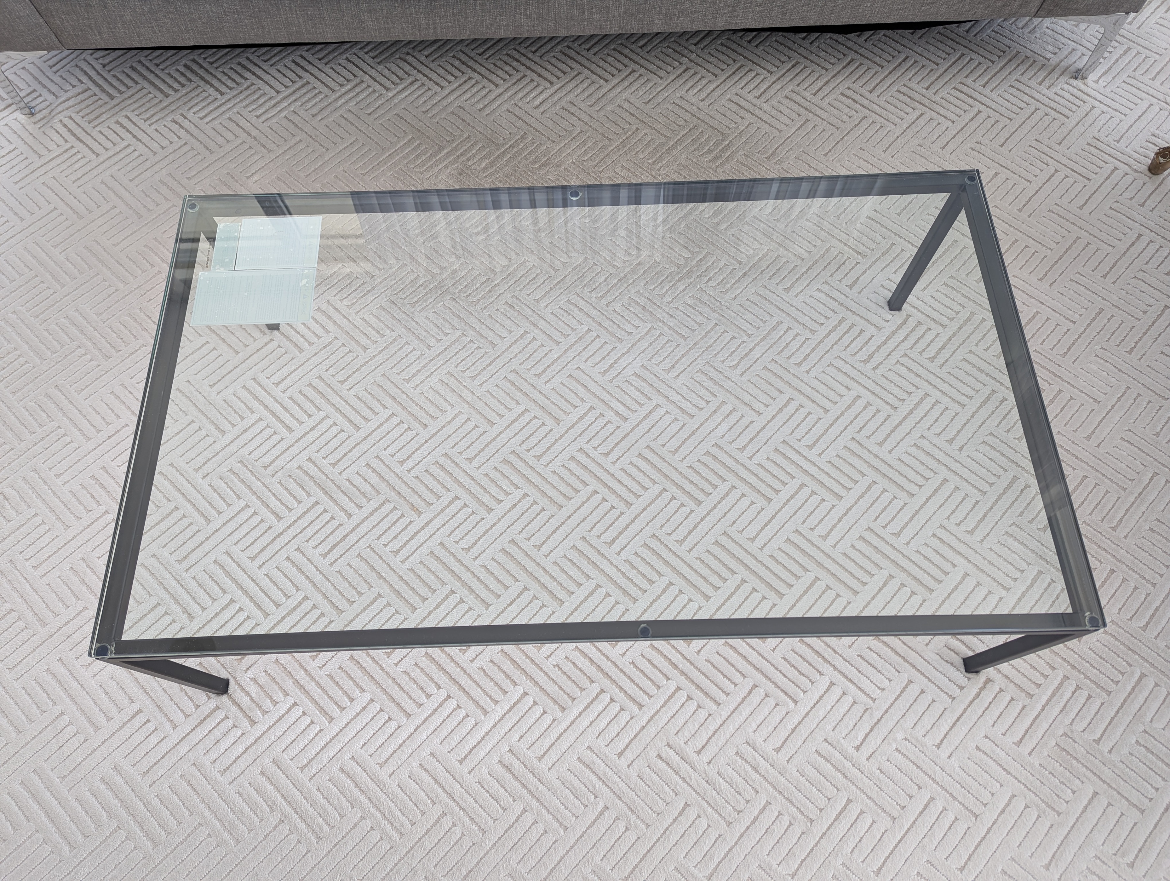 Glass Coffee Table with Black Base from EQ3 - photo 2