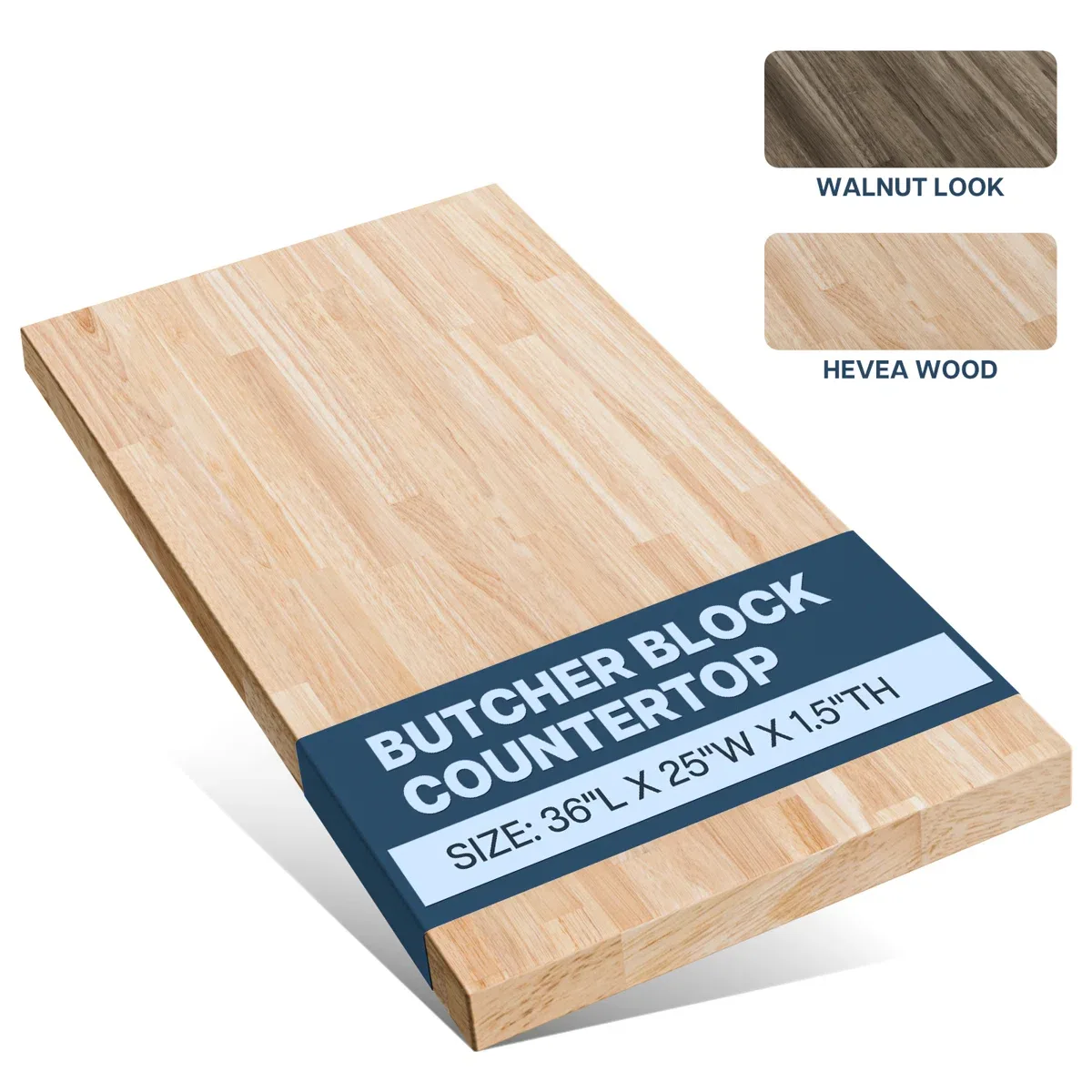 Solid Hevea Wood Block Countertop image indicator(2)