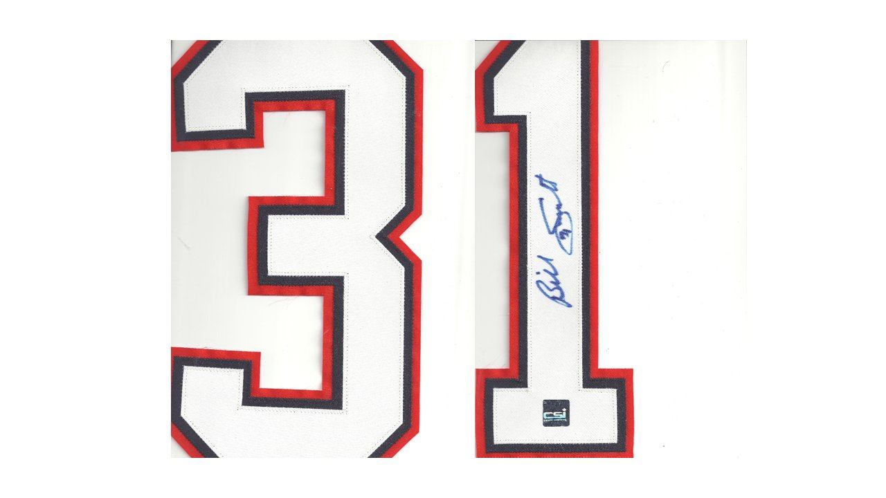 Billy Smith New York Islanders Signed Jersey Numbers COA
