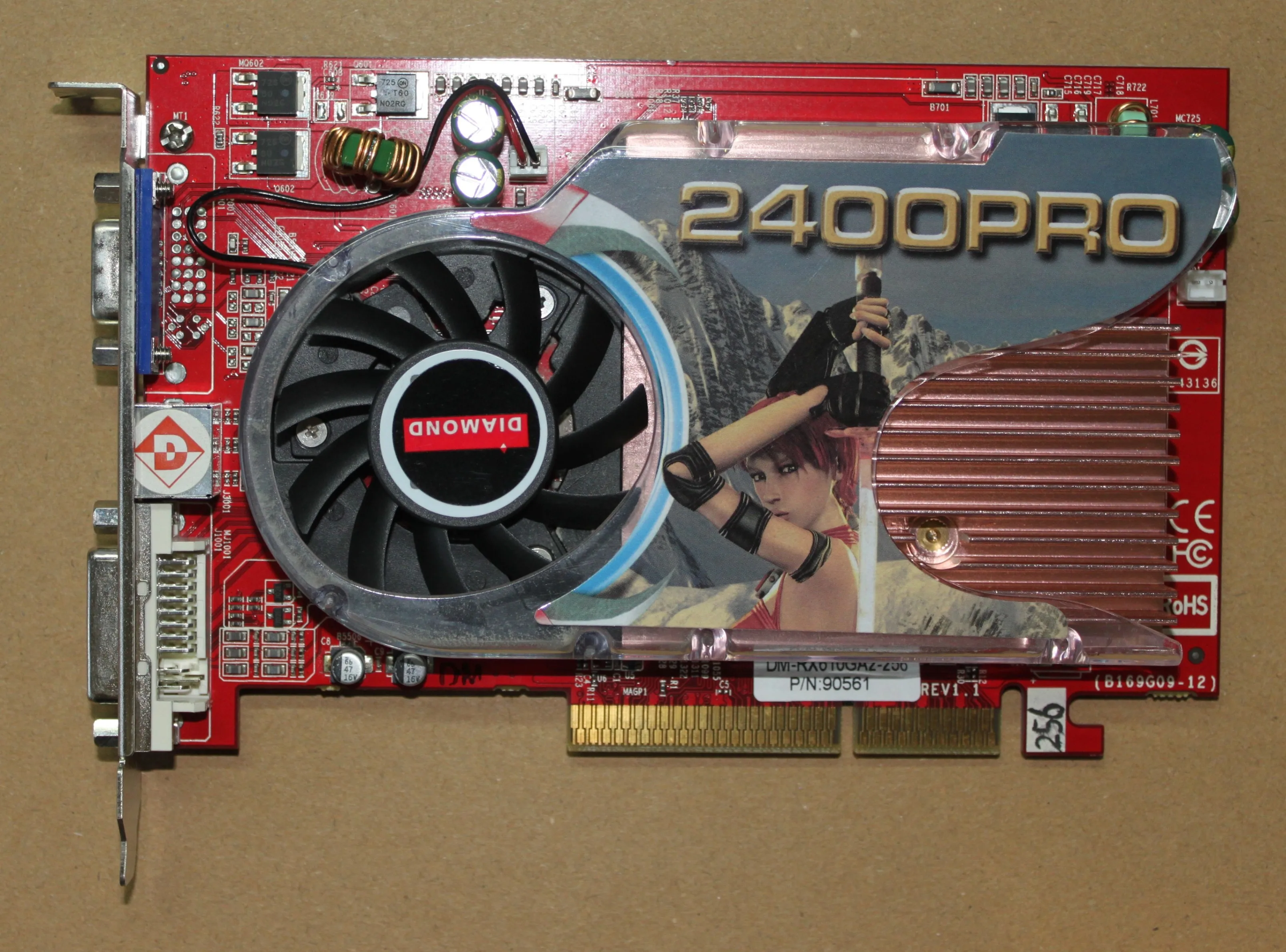 Diamond Stealth ATI Radeon HD 2400PRO AGP Display Card