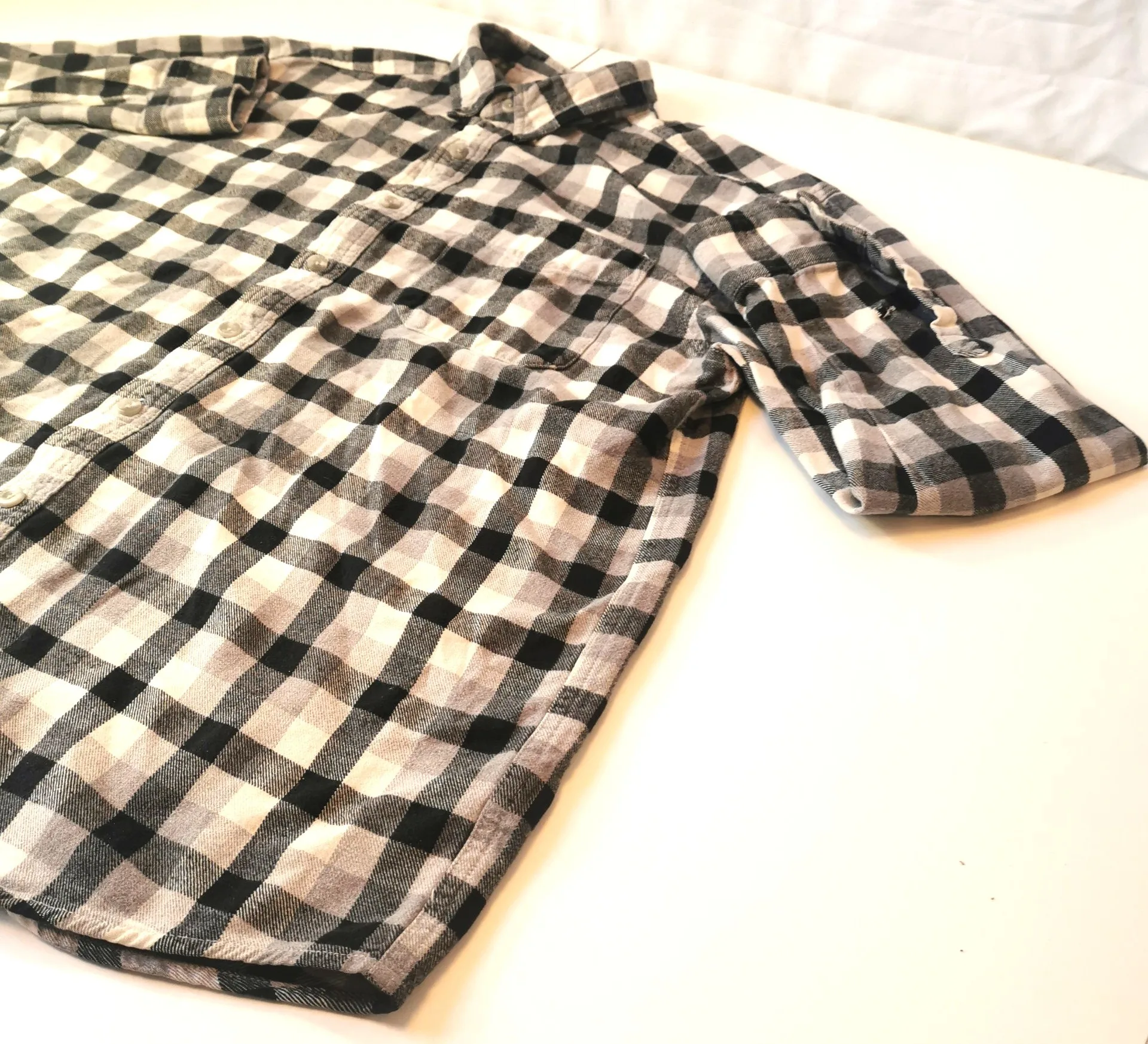 Blue Harbor Shirt Long Sleeve Flannel Button Up Men's Size XL image indicator(3)