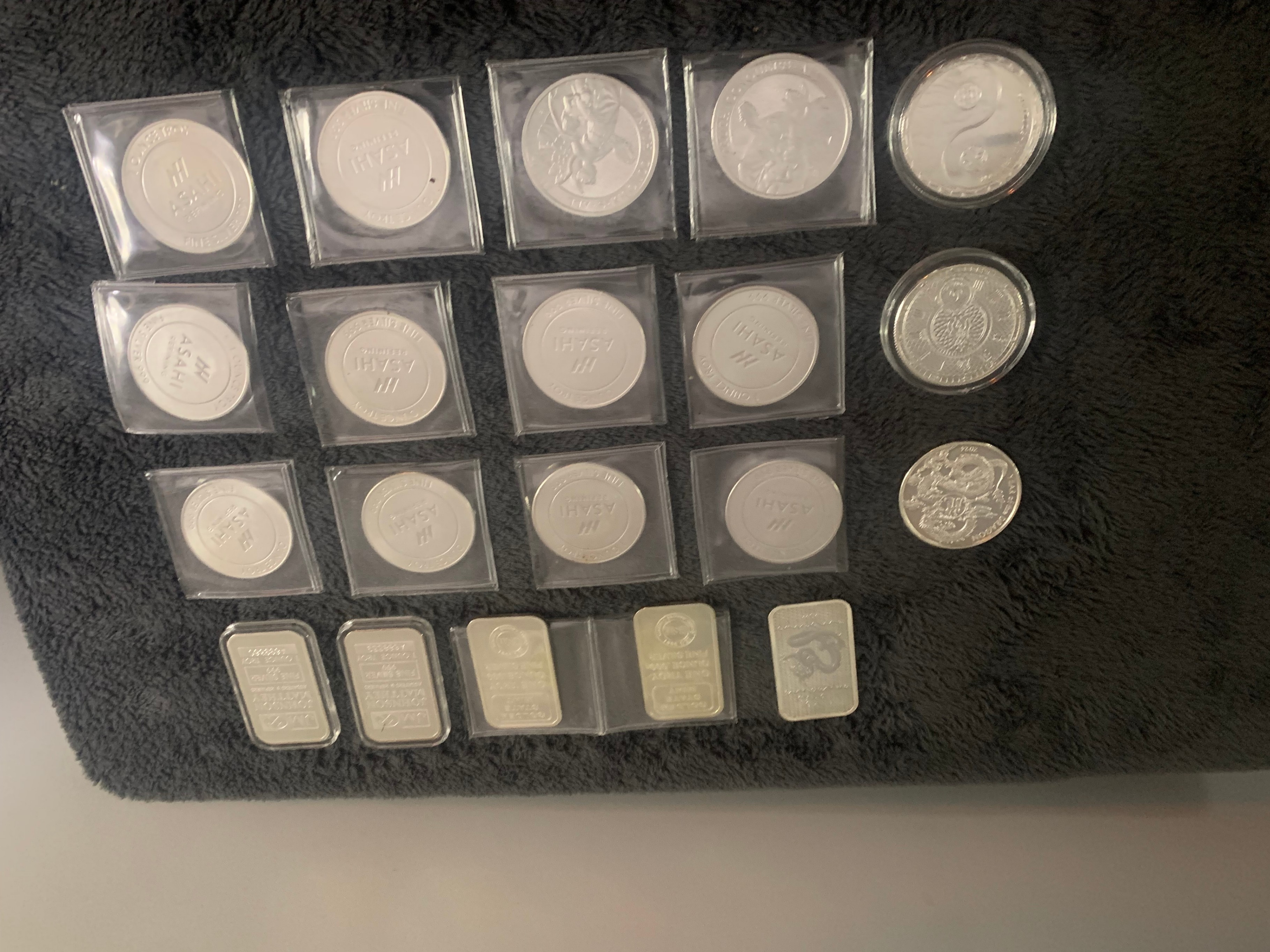 Lot of 20 1oz Coins / Silver Bars - photo 2