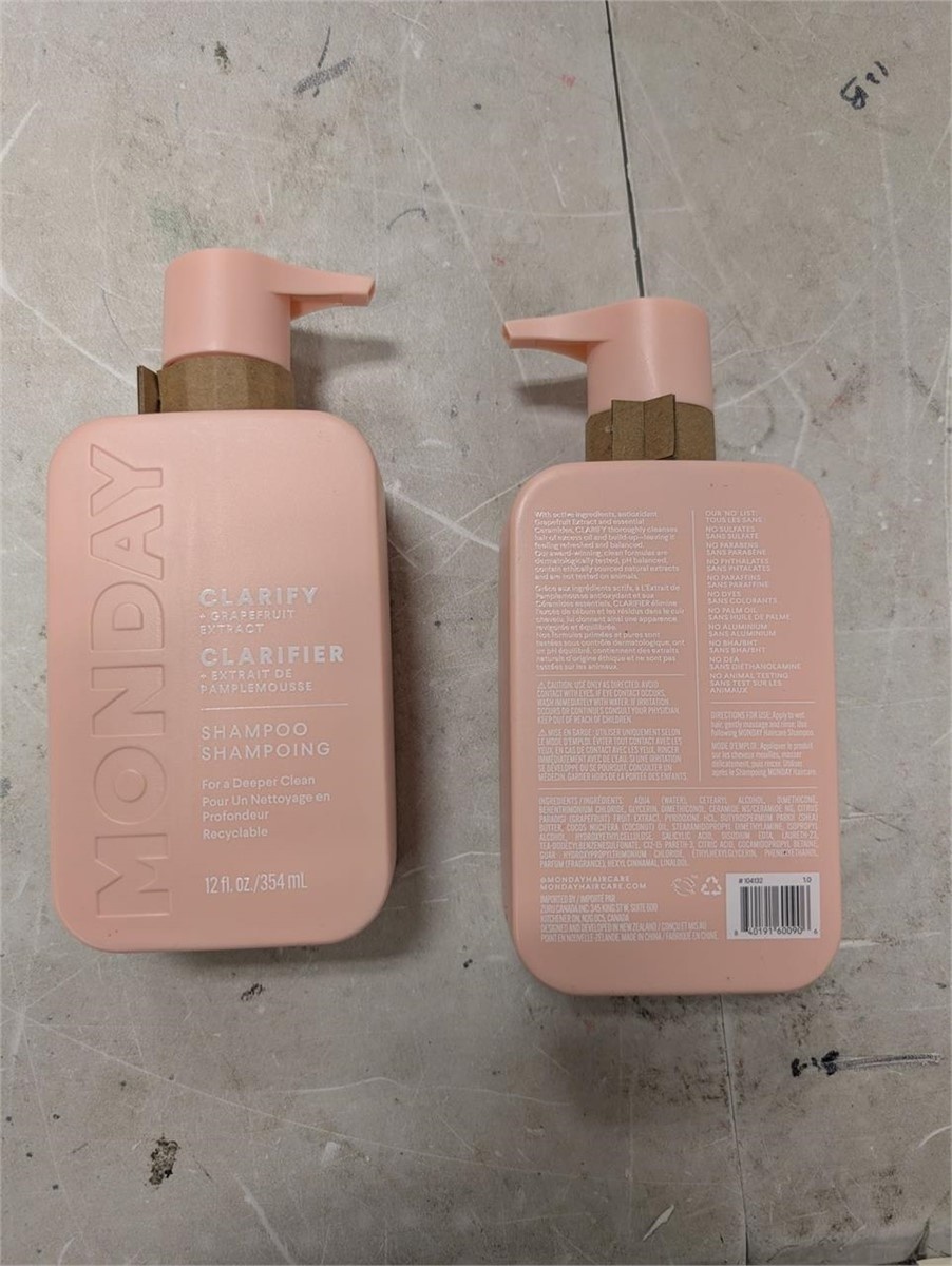 MONDAY HAIRCARE Clarify Shampoo + conditioner