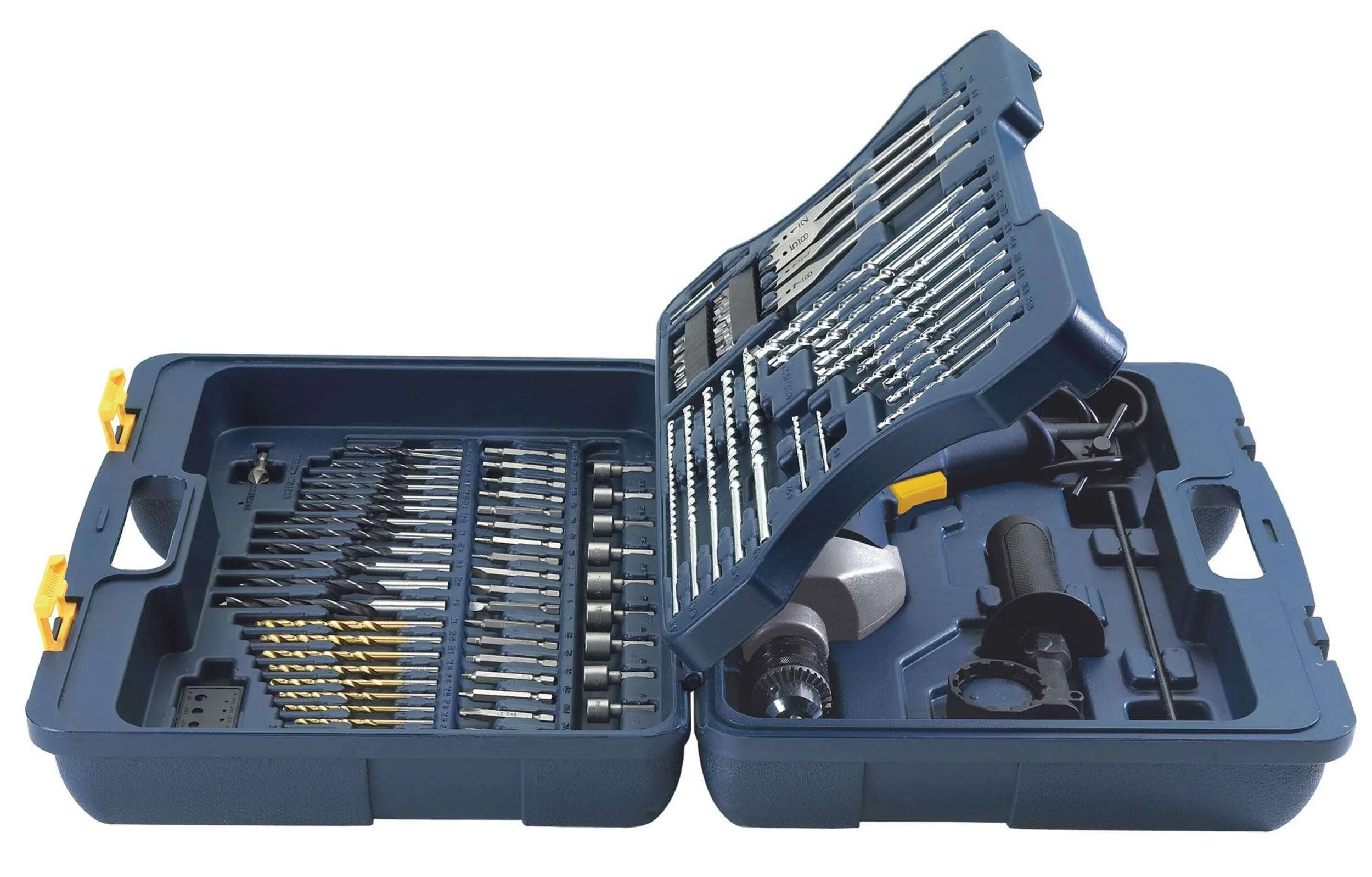 Mastercraft Corded Hammer Drill Kit, drill plus 100-pc, 1/2", 6A