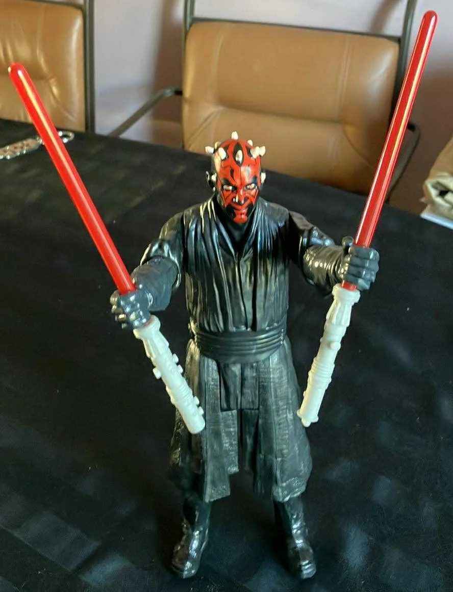 Disney Star Wars Darth Maul Figure (New) - 11 1/2 Inches