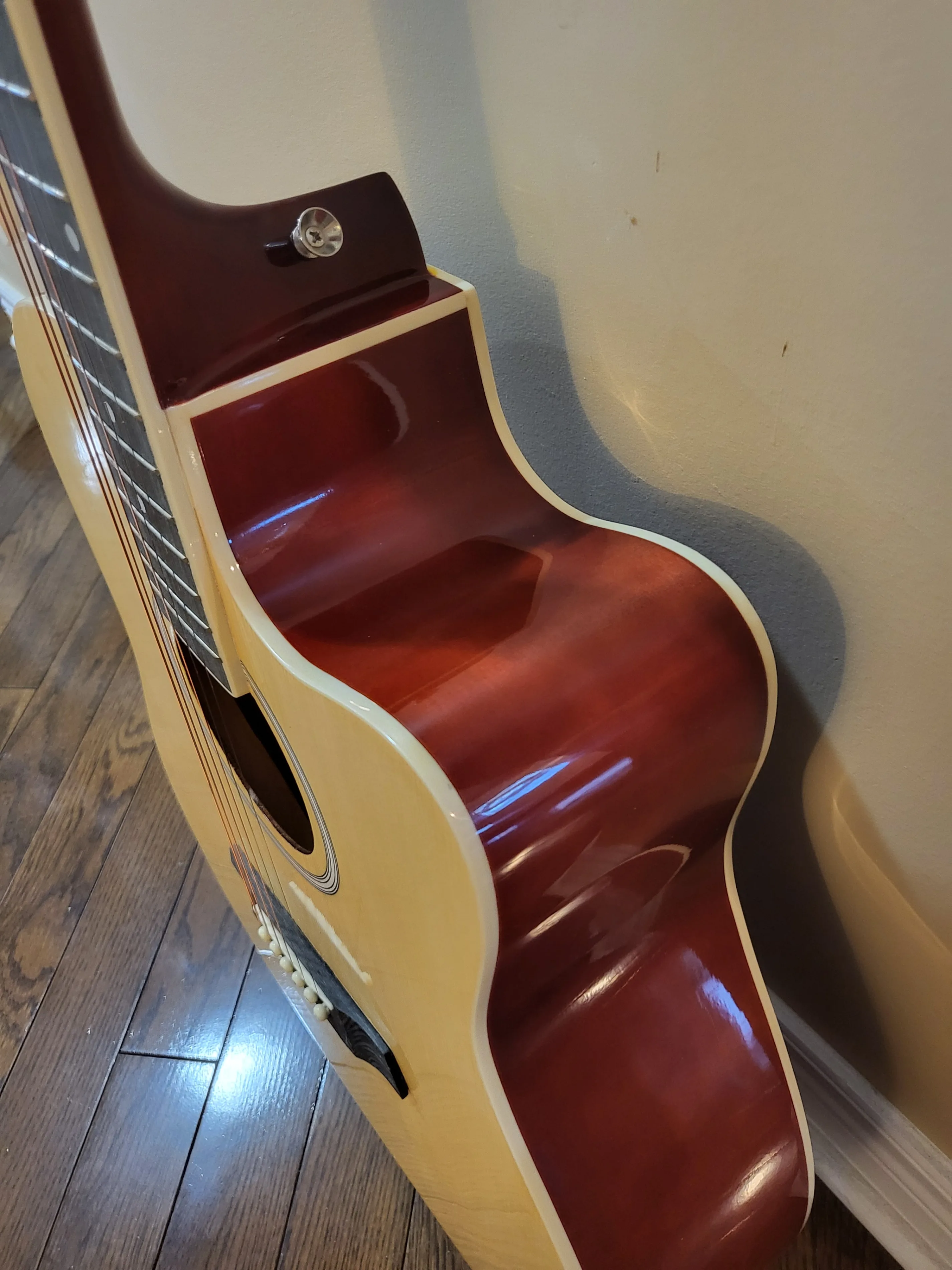 Ready to Play! NEW 41" Spruce Cutaway Acoustic Guitar image indicator(4)