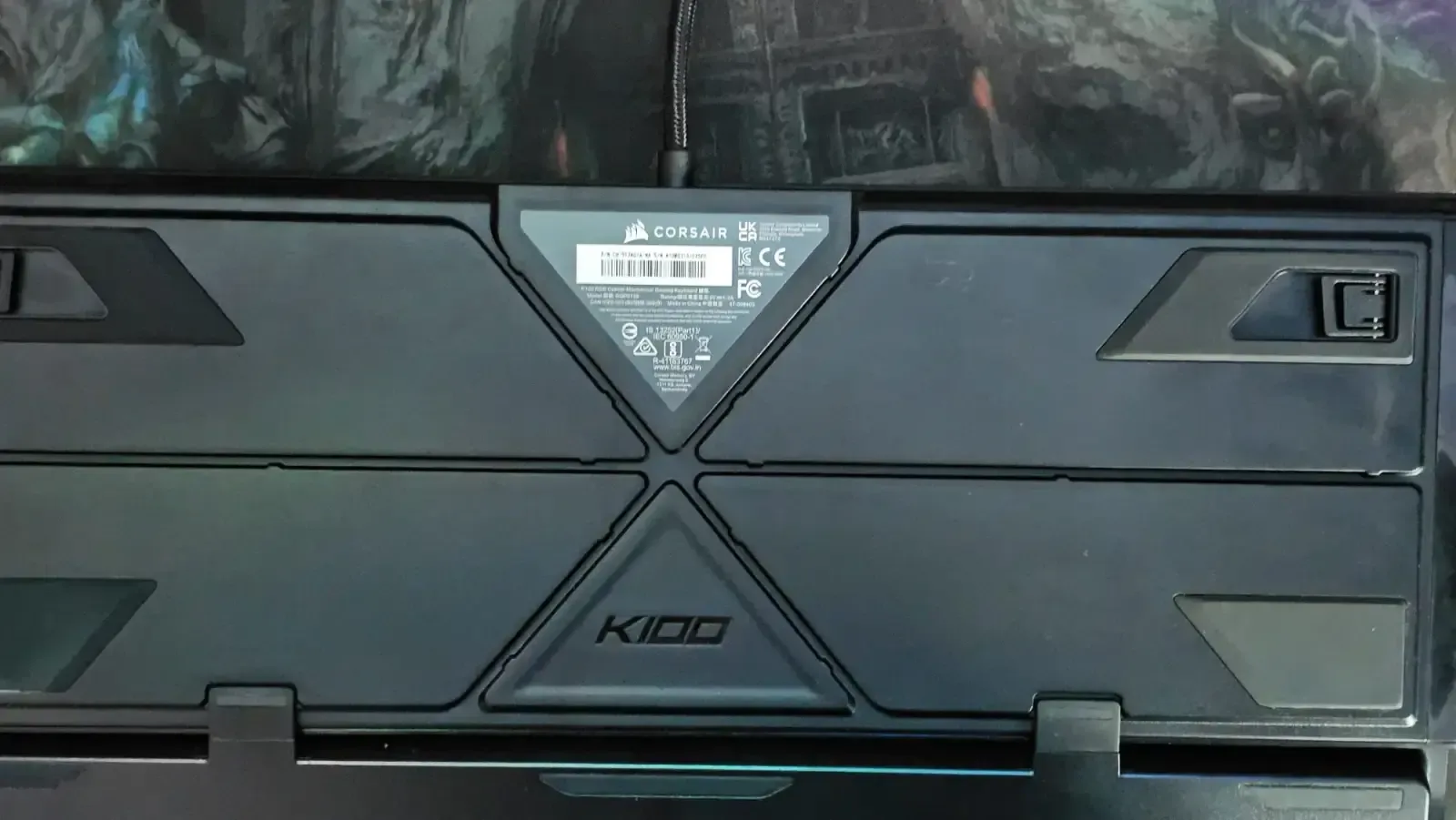 Corsair K100 RGB Optical-Mechanical Wired Gaming Keyboard - OPX image indicator(3)