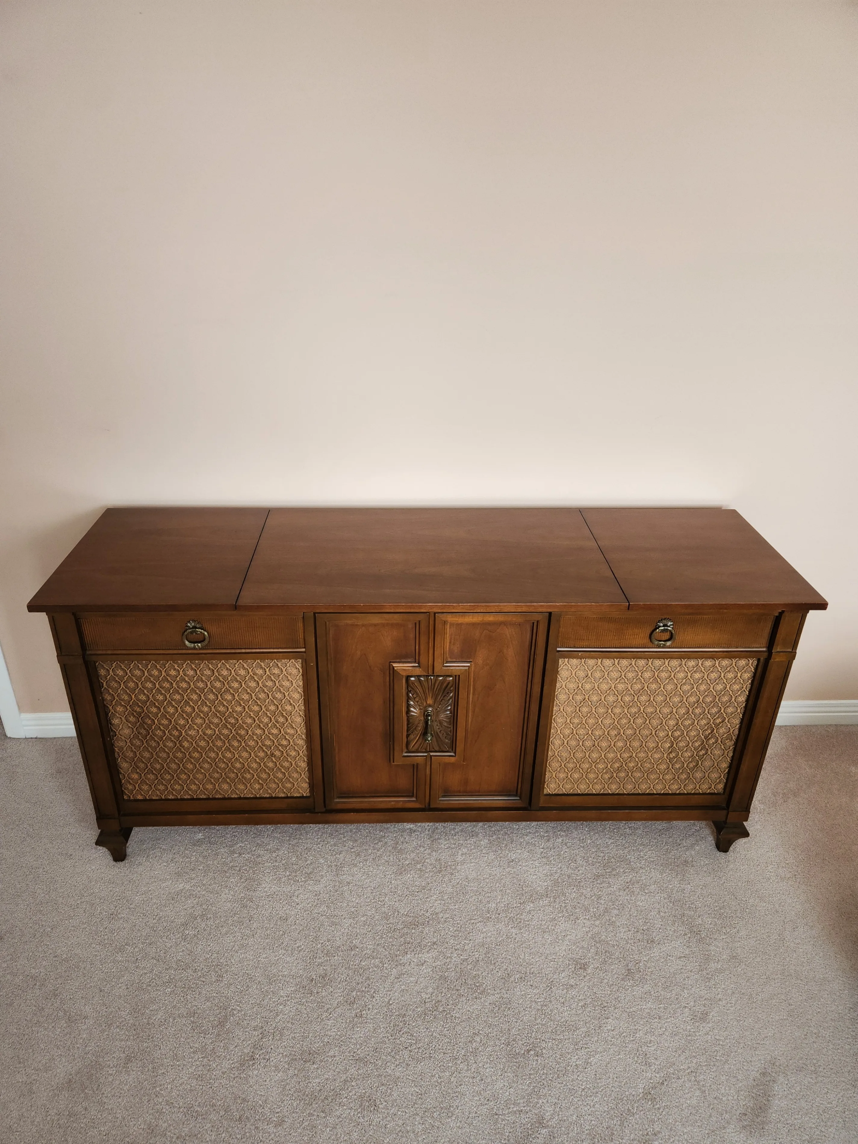 Antique Grundig Wood HiFi Record Player and World Receiver Radio image indicator(3)