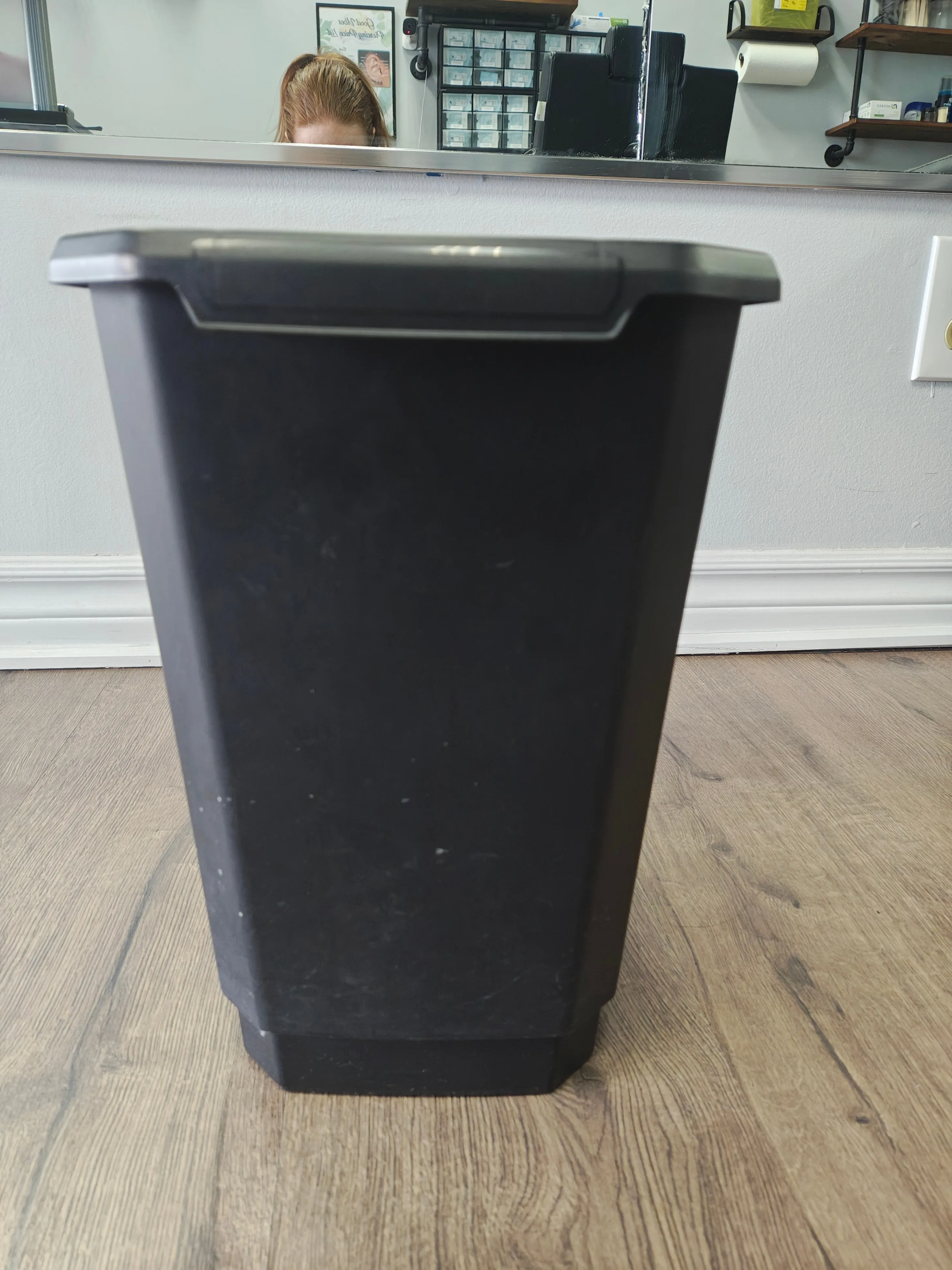 Compact 14 L Black Garbage Cans image indicator(3)