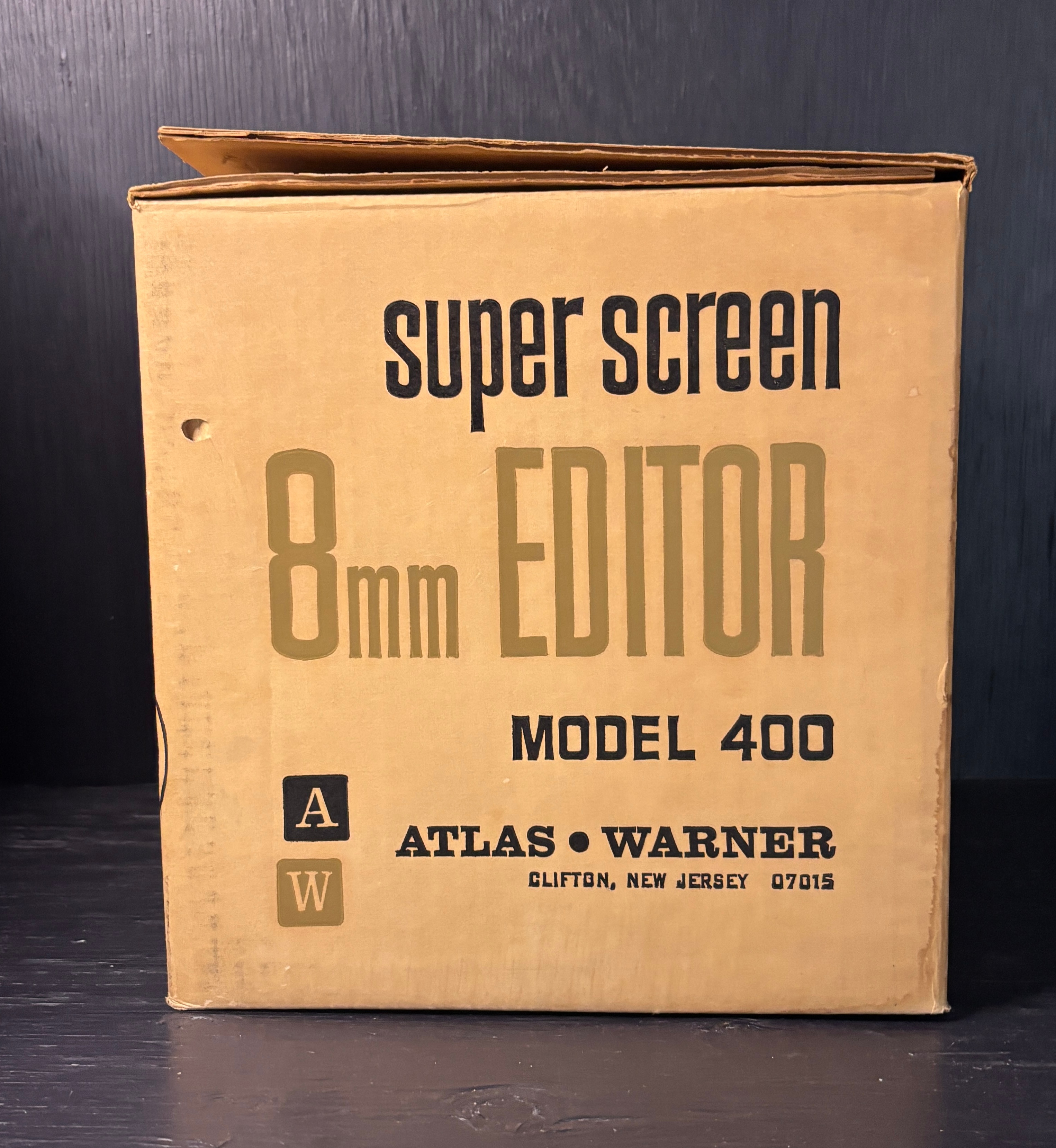 Atlas Warner Super Screen 8mm Video Tape Editor - photo 4