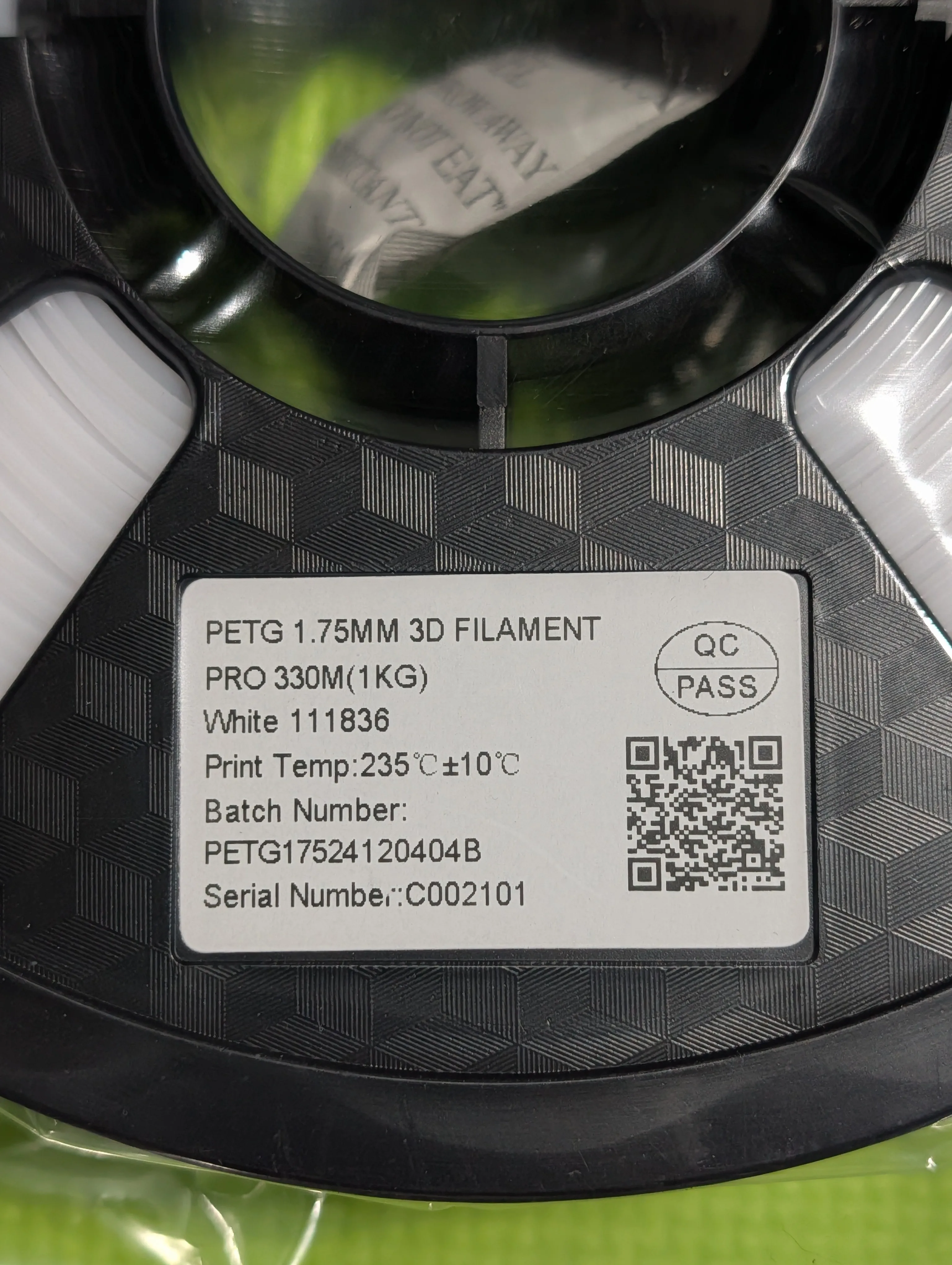 3D Printer Filament PETG White 1kg image indicator(2)