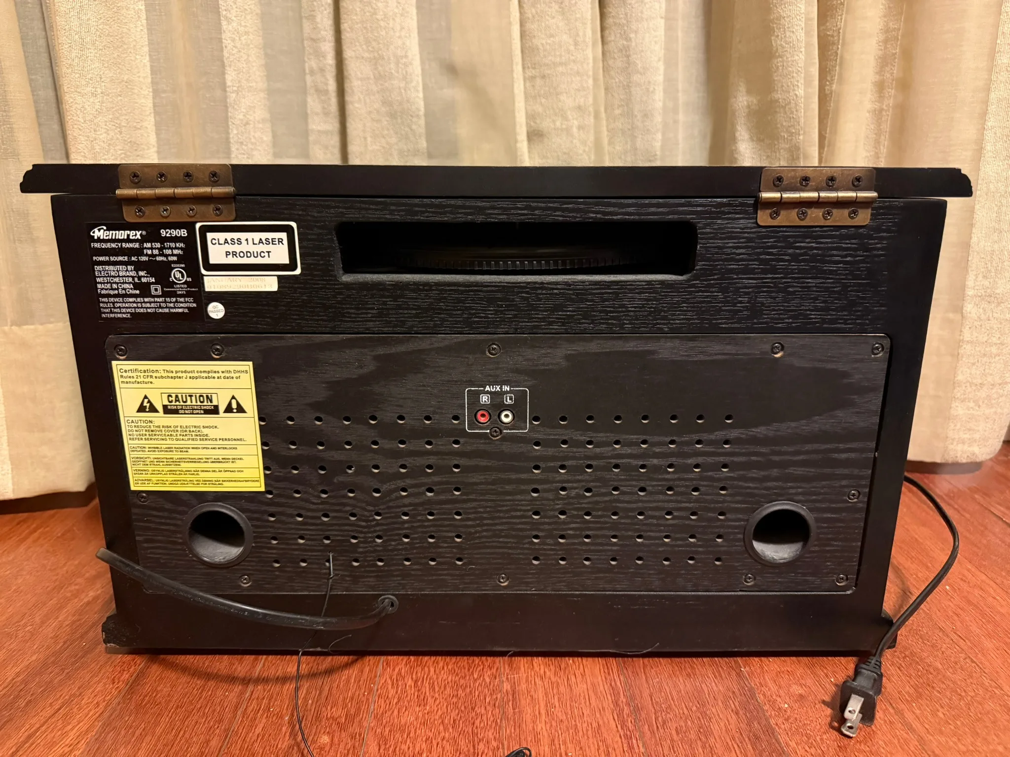 Memorex 9290B CD/Radio/Record Player image indicator(3)