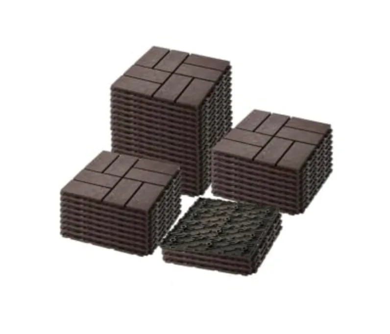New (38) Dark Brown Deck Tiles
