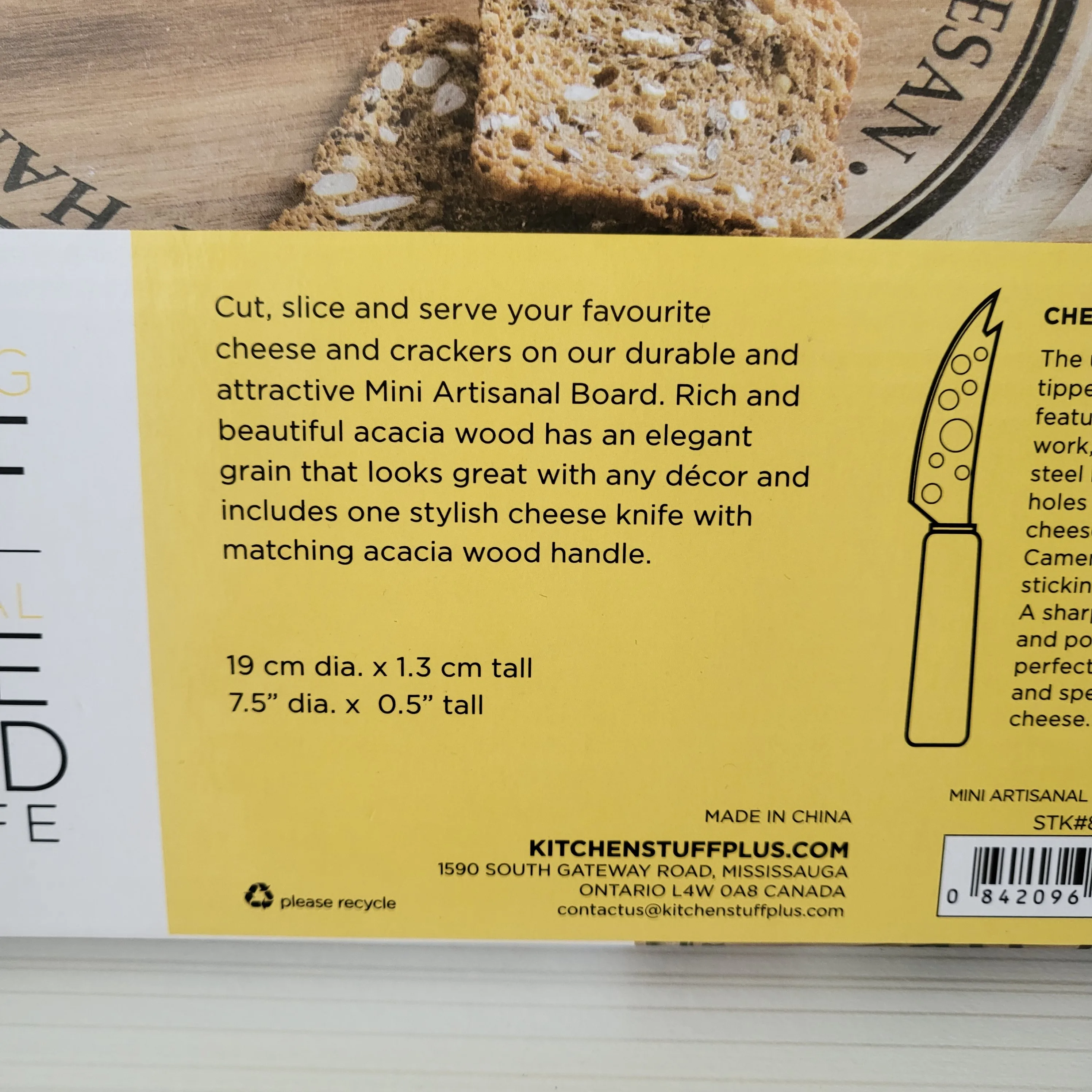 NEW! 2-Piece Charcuterie Board+Cheese Knife - Quick Pickup!🚀 image indicator(6)