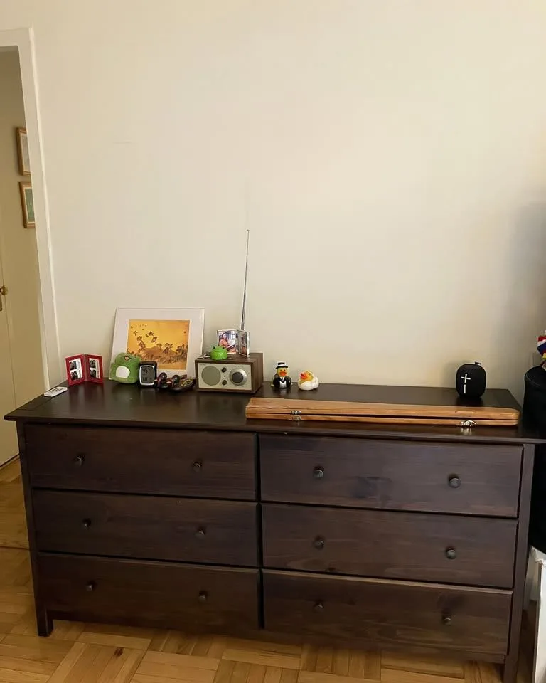 Espresso 6-drawer dresser (pick up 12/1-7)