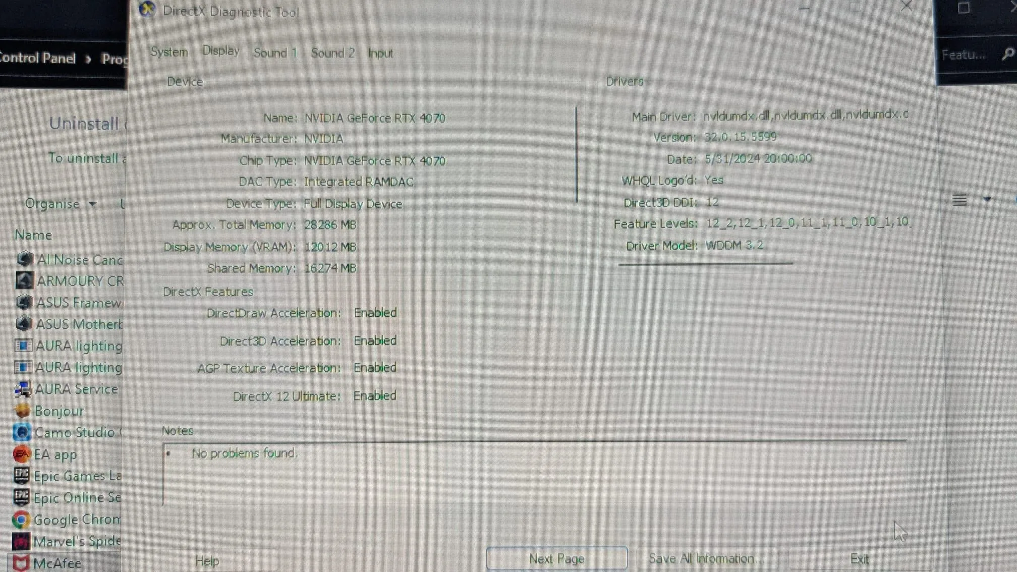 ASUS ROG Strix G16 (i7-13700F + RTX 4070 + 32 GB RAM + 1 TB SSD) image indicator(9)