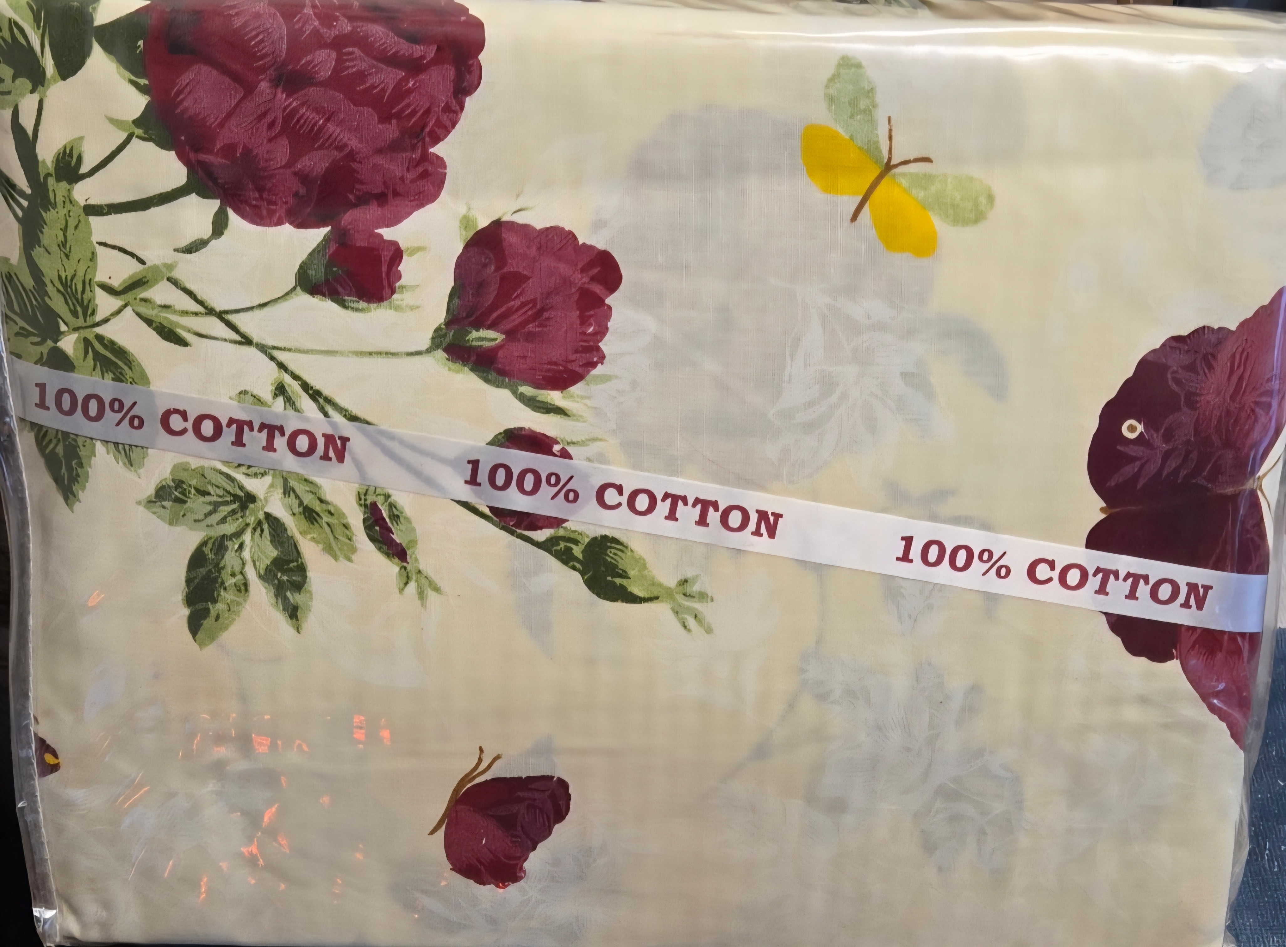 cotton twin size flat sheet set 18$