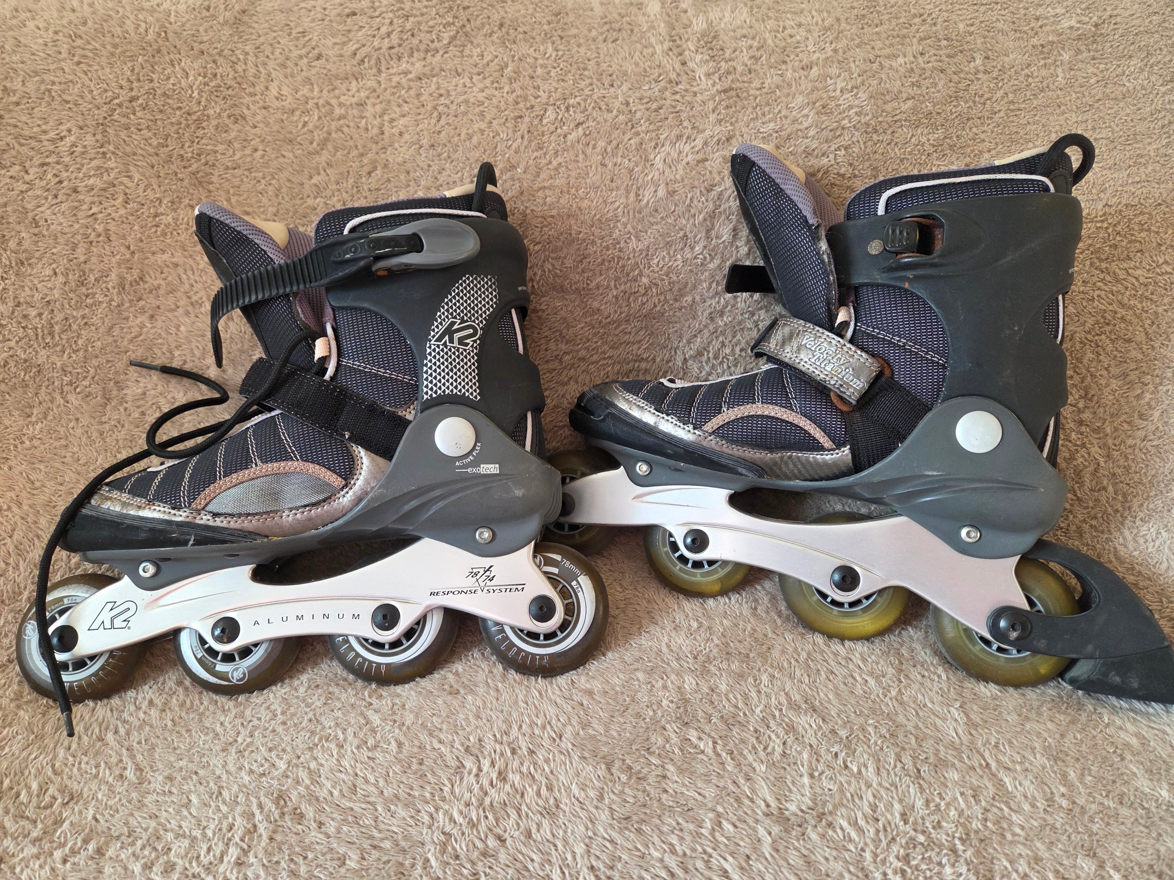 K2 Velocity Ti-M Inline Skates – Men’s US 8.5, 78mm - photo 2